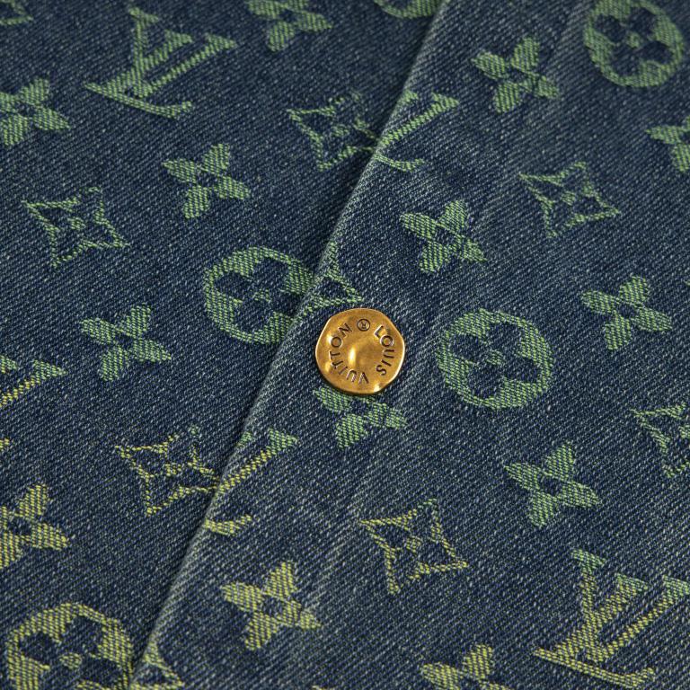 Louis Vuitton Rainbow Monogram Short-Sleeved Denim Shirt - PerfectKickZ