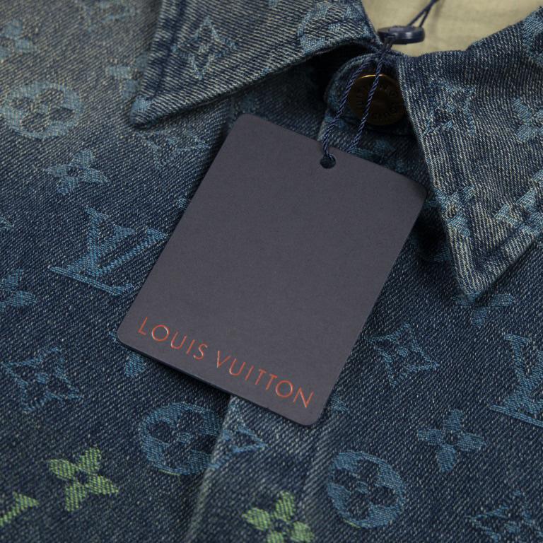 Louis Vuitton Rainbow Monogram Short-Sleeved Denim Shirt - PerfectKickZ