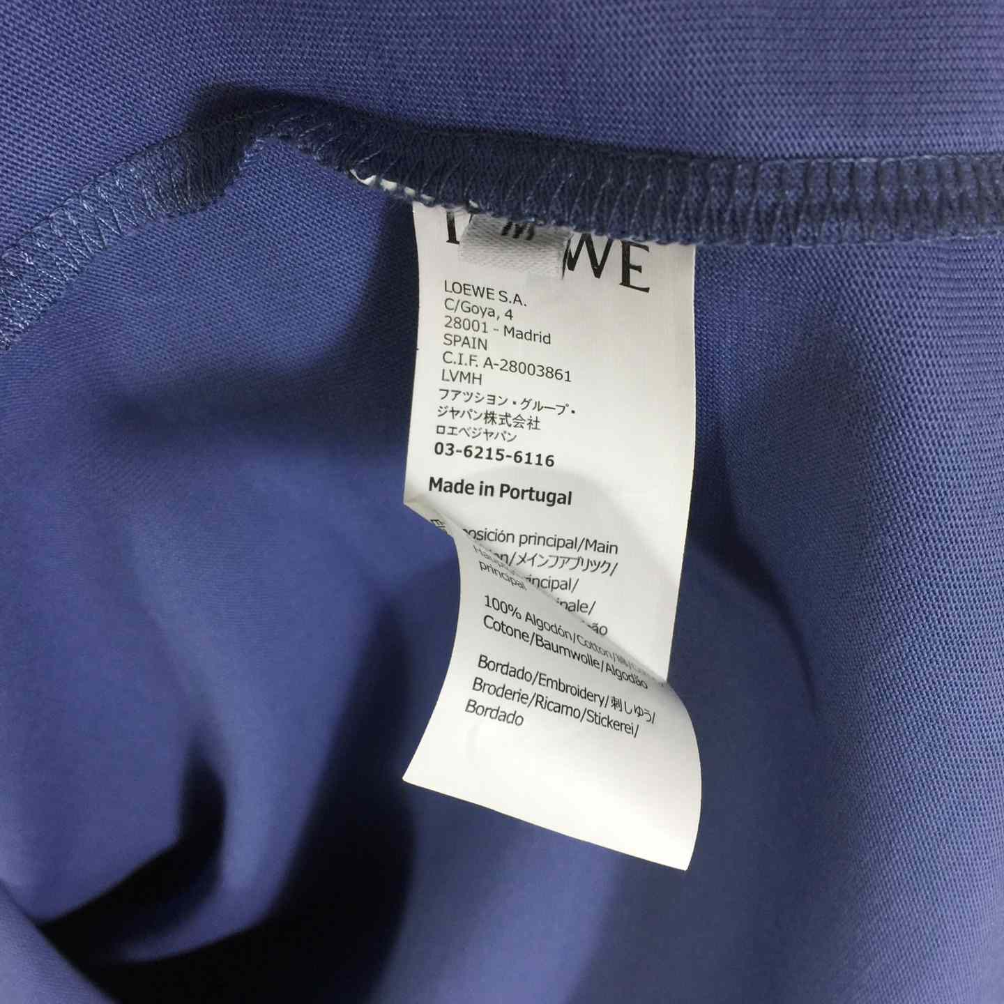 Loewe Loose Fit T-shirt In Cotton - 
