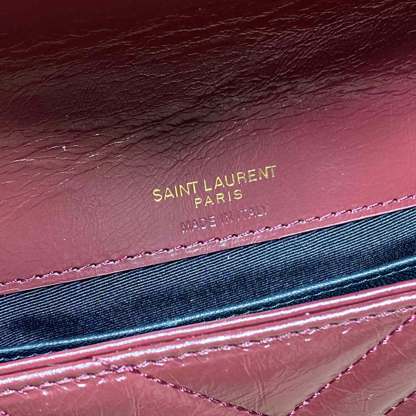 Saint Laurent College Mini In Shiny Leather - PerfectKickZ