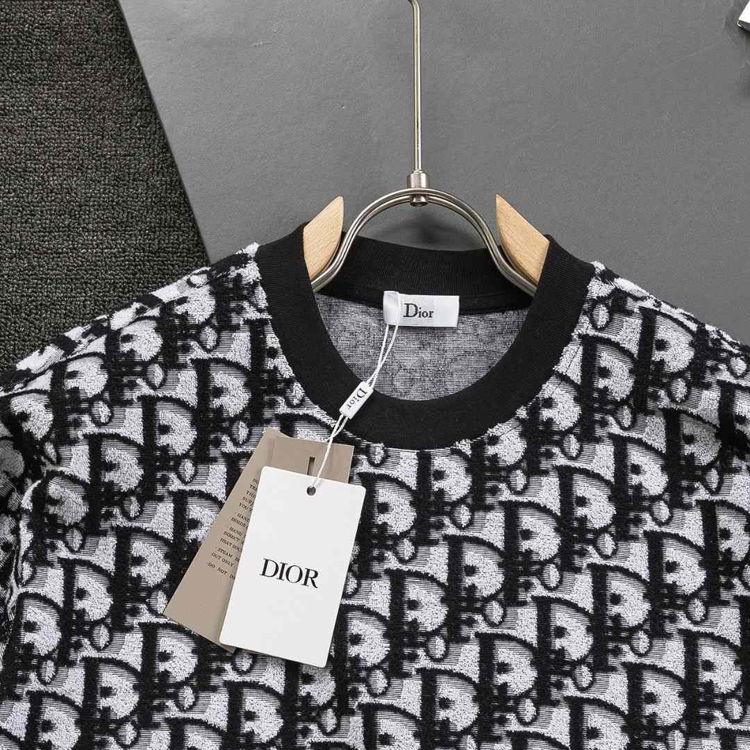 Dior Oblique T-Shirt, Relaxed Fit  - PerfectKickZ