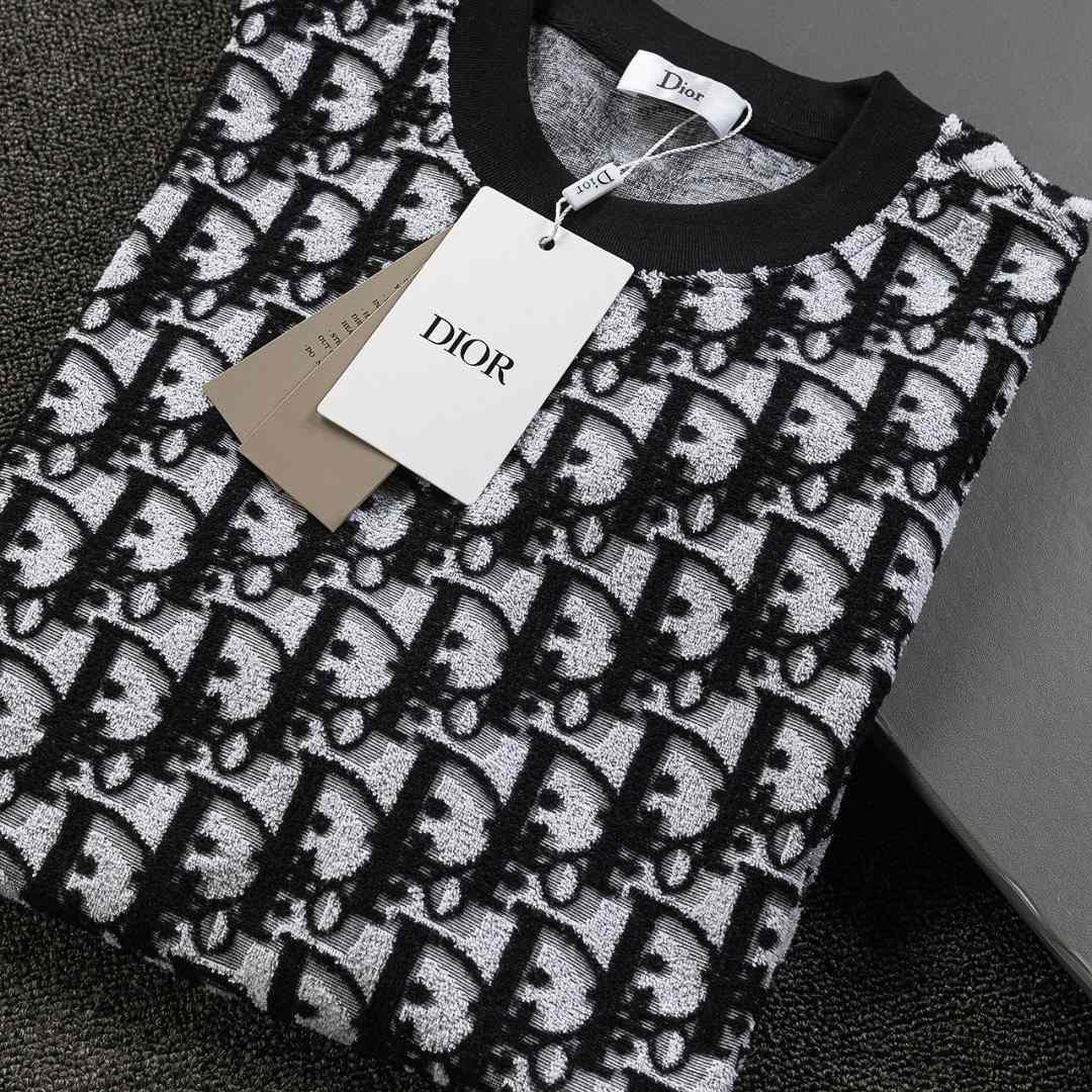 Dior Oblique T-Shirt, Relaxed Fit  - PerfectKickZ