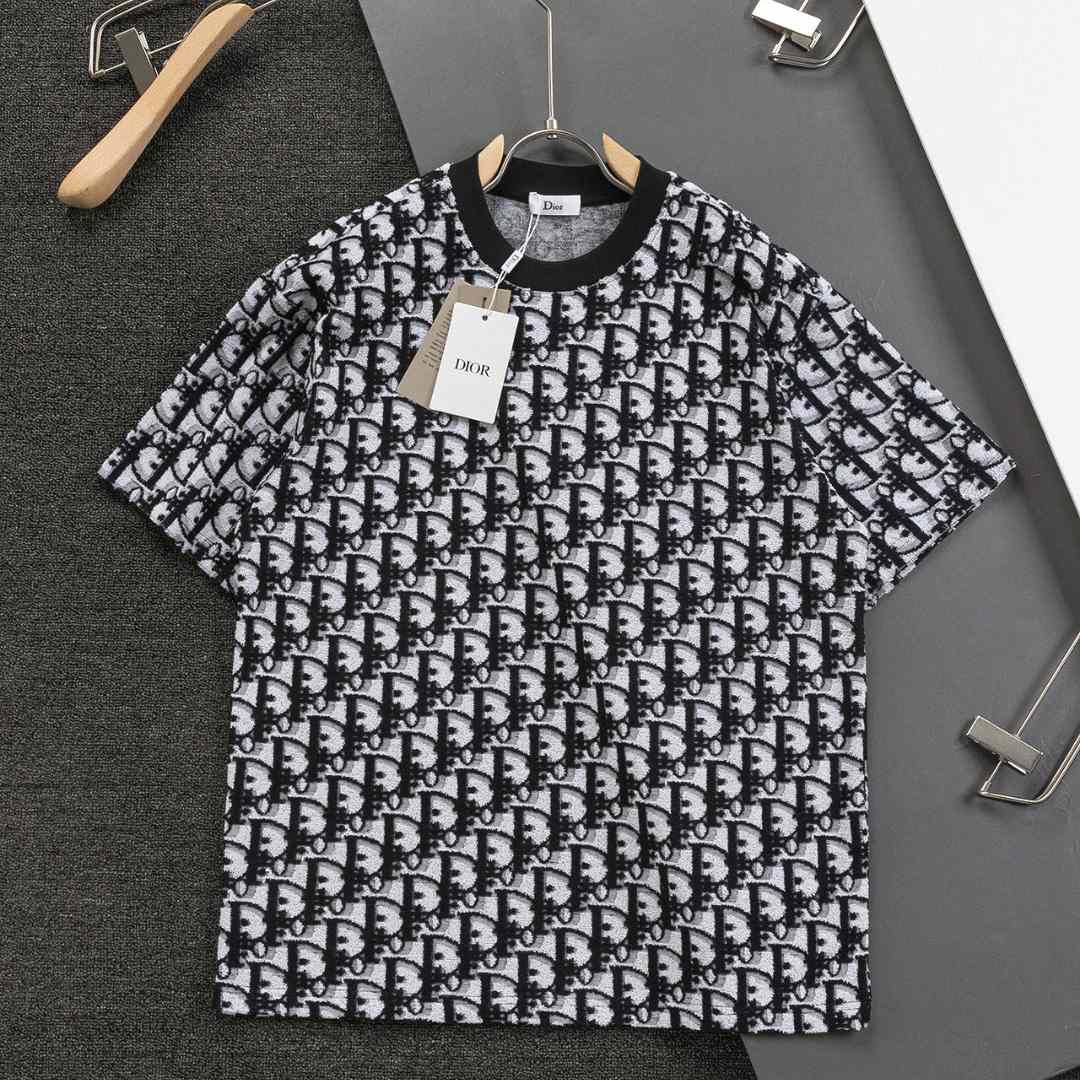 Dior Oblique T-Shirt, Relaxed Fit  - PerfectKickZ
