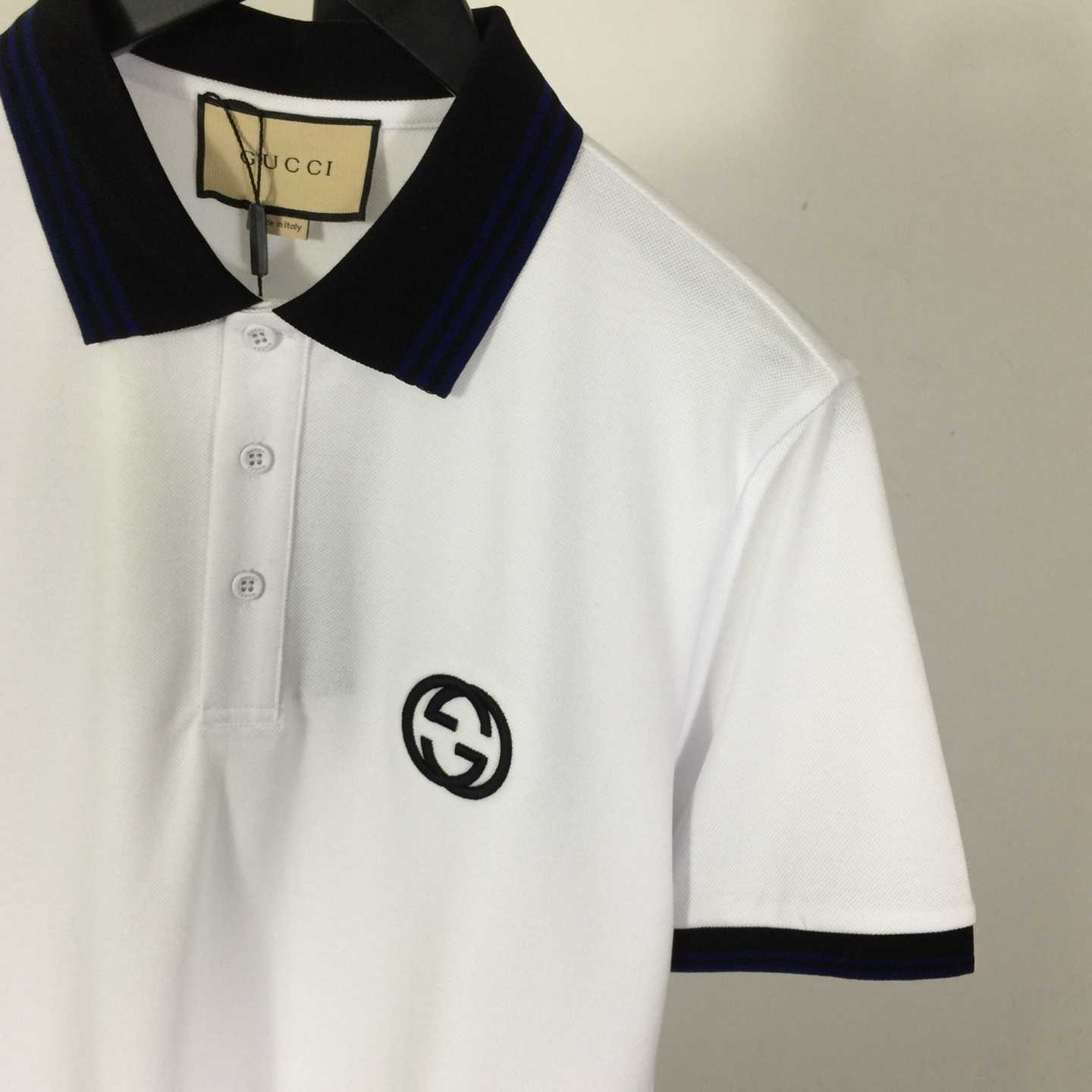 Gucci Interlocking G piqué polo shirt - PerfectKickZ