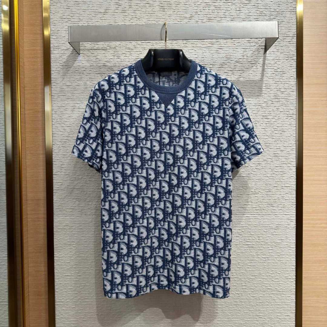 Dior Oblique T-Shirt, Relaxed Fit  - PerfectKickZ