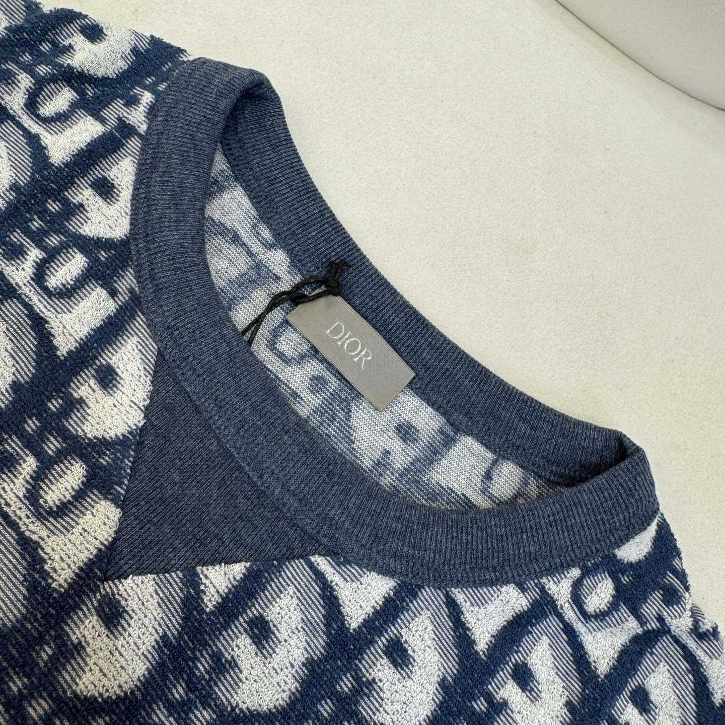 Dior Oblique T-Shirt, Relaxed Fit  - PerfectKickZ