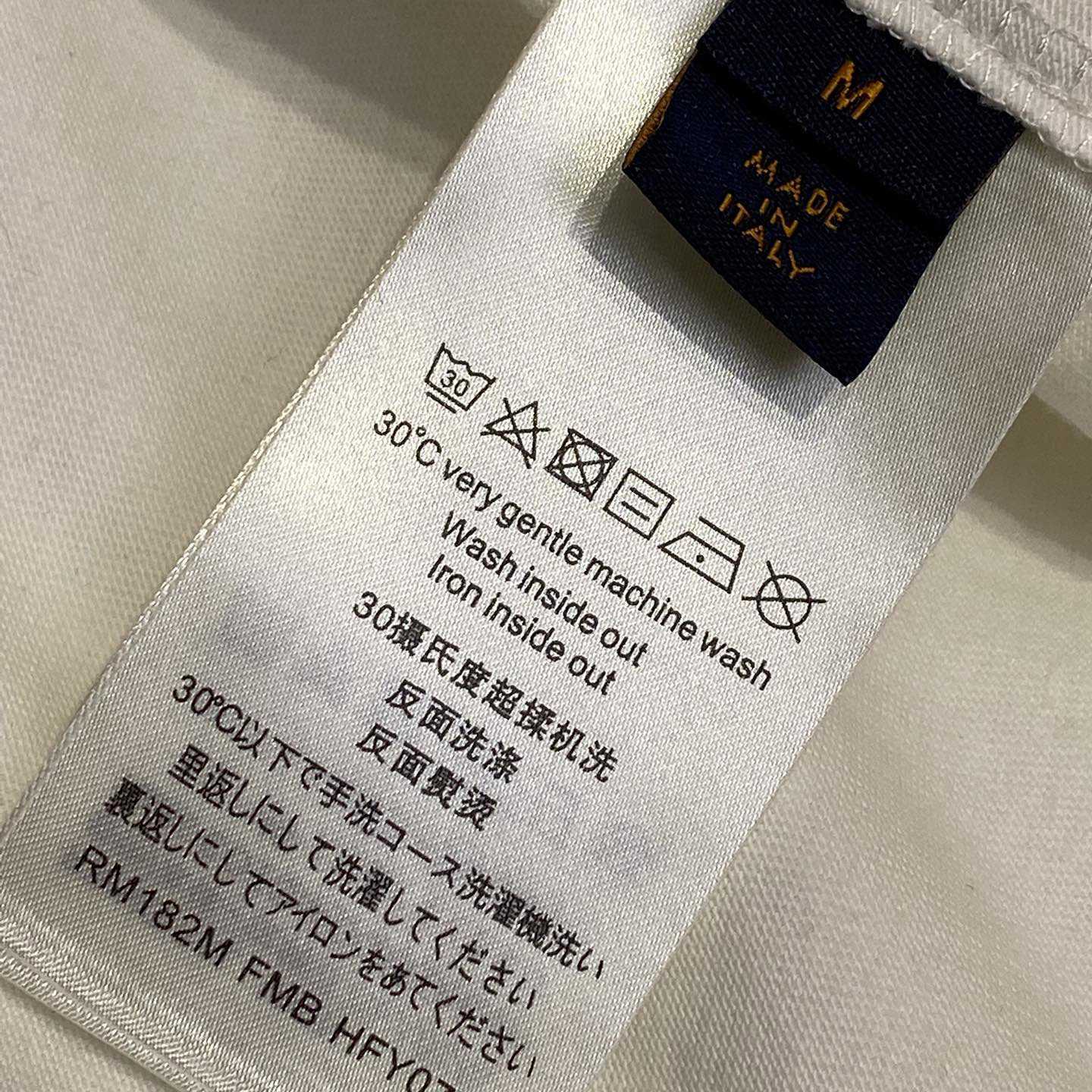 Louis Vuitton Short-Sleeved Cotton Crewneck   - PerfectKickZ