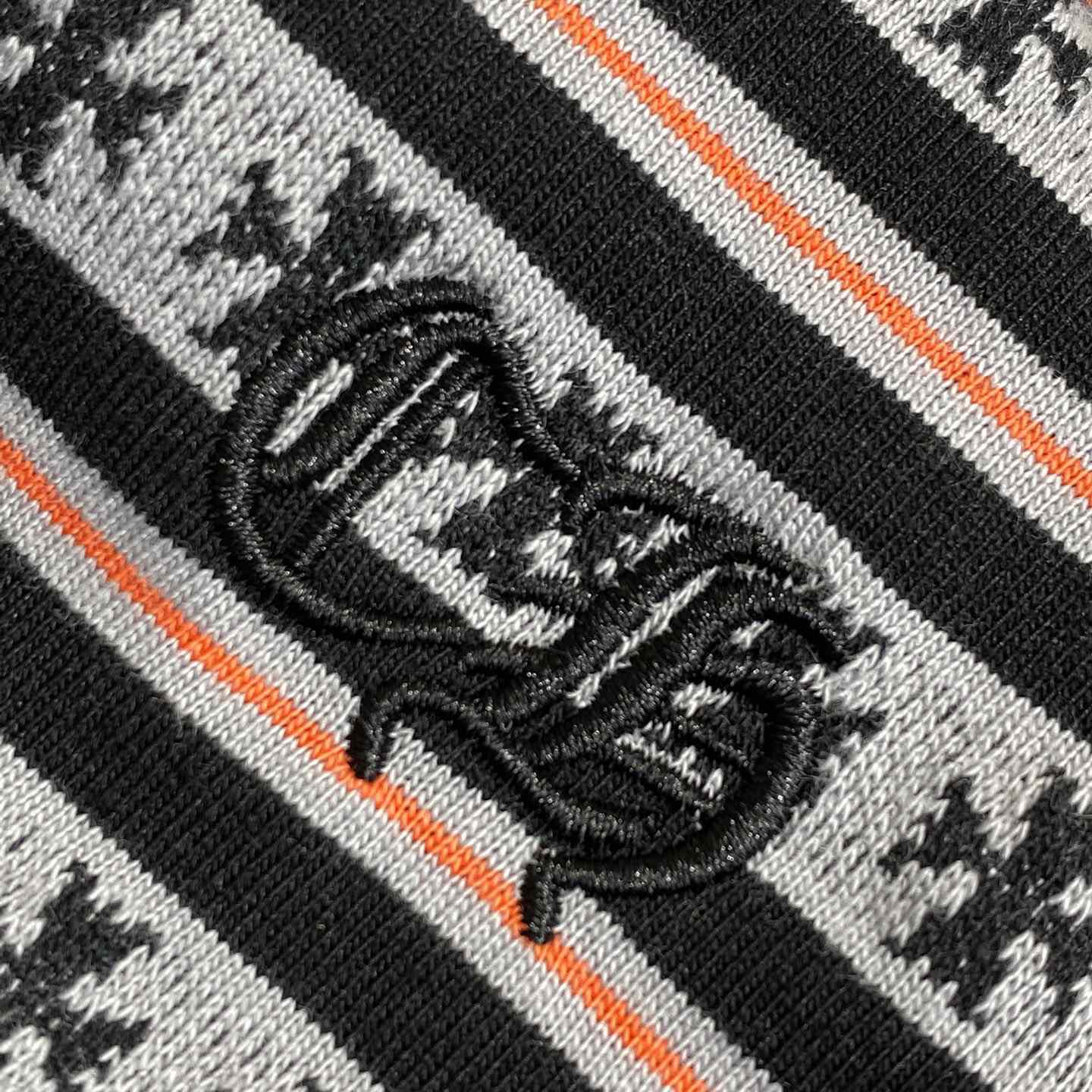 Chrome Hearts Script Logo Stripe Short Sleeve Tee - PerfectKickZ