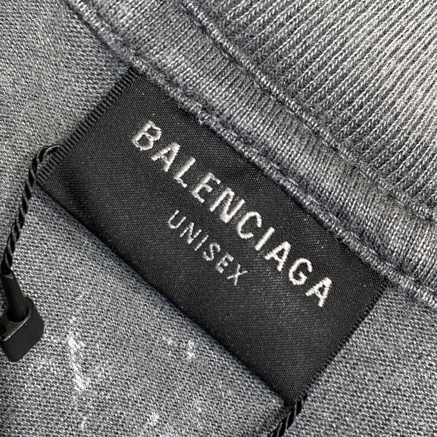 Balenciaga Back T-Shirt Medium Fit In Grey - PerfectKickZ
