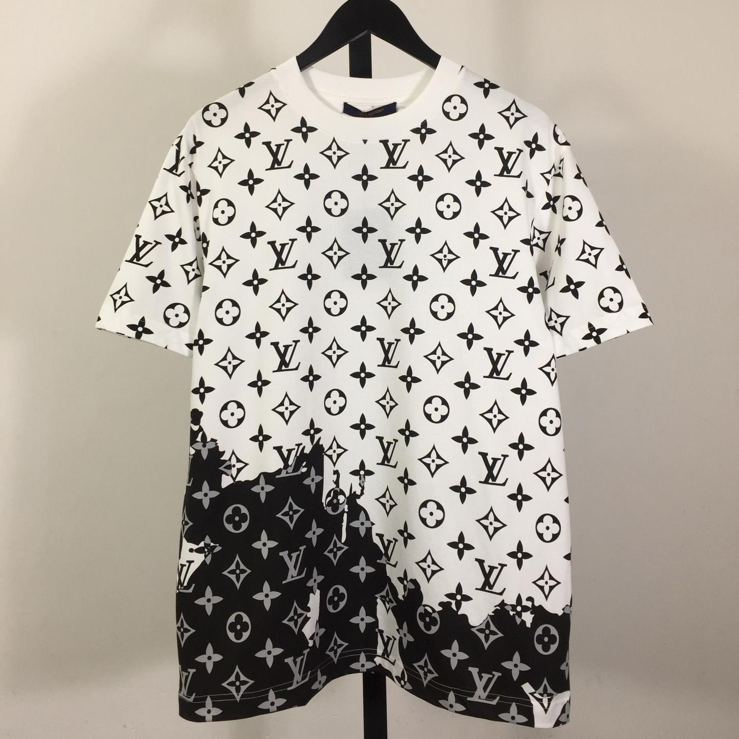 Louis Vuitton Gradient Monogram Cotton T-Shirt     - PerfectKickZ
