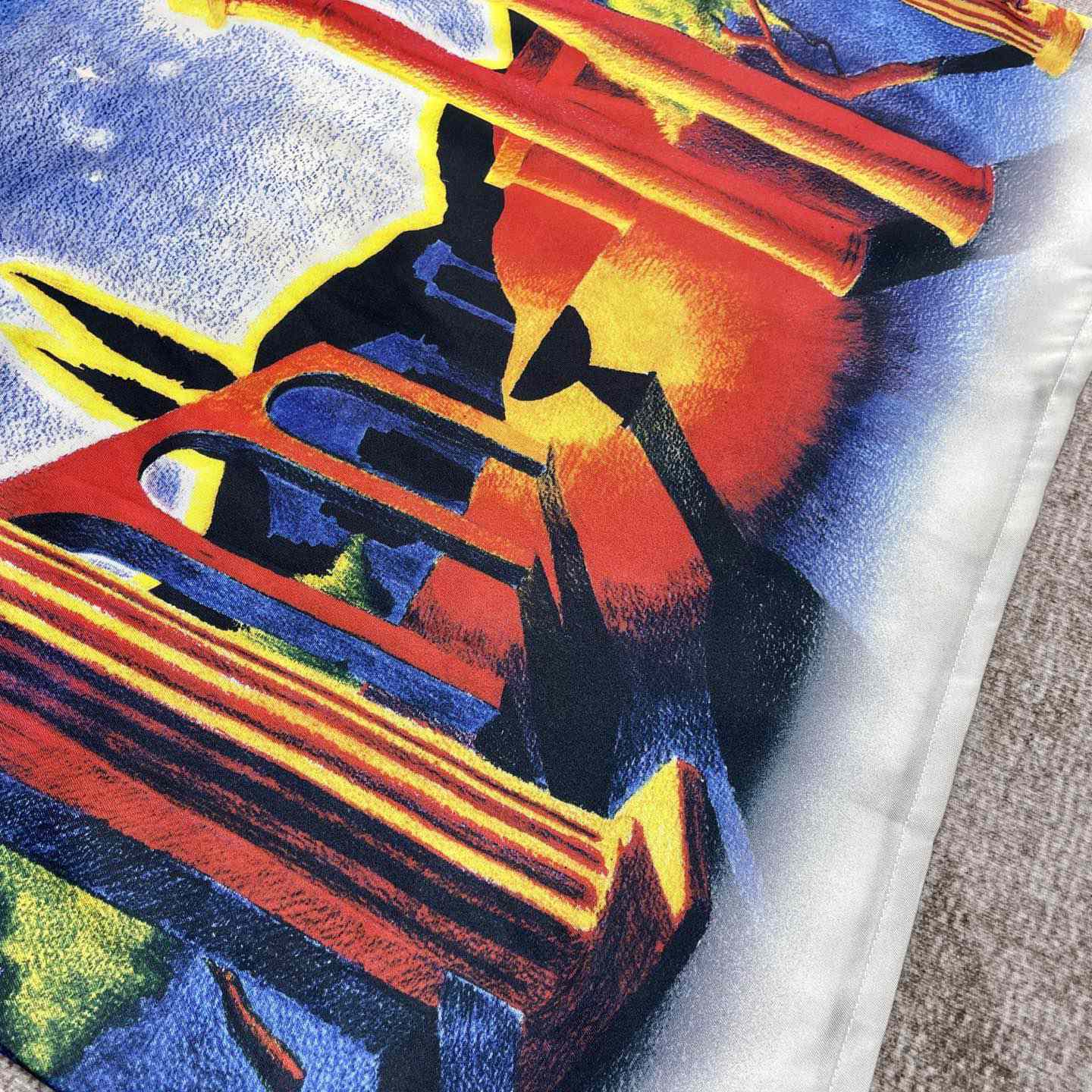 Casablanca Midnight Acropolis Silk Shirt   CA3530 - PerfectKickZ