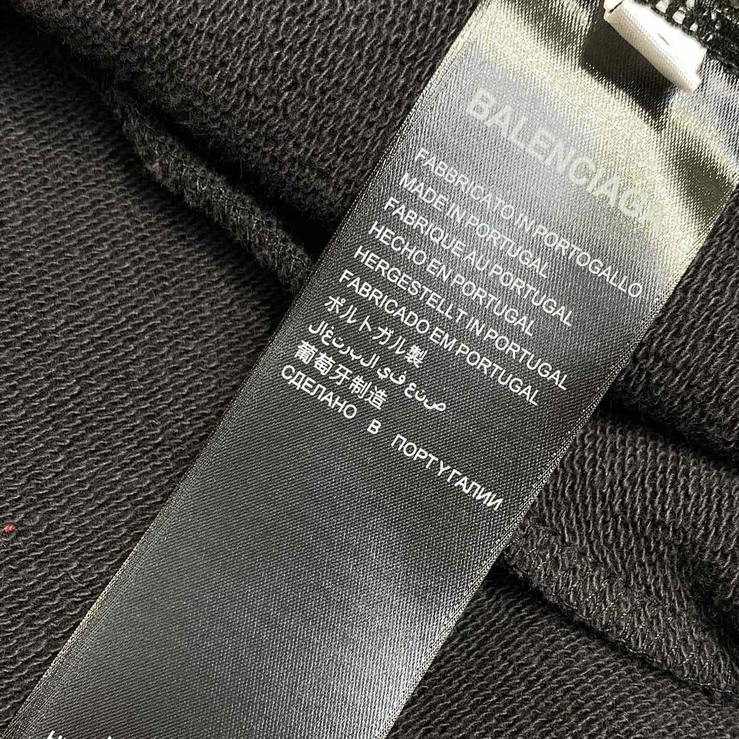 Balenciaga Taped Balenciaga Back Shorts In Faded Black - PerfectKickZ