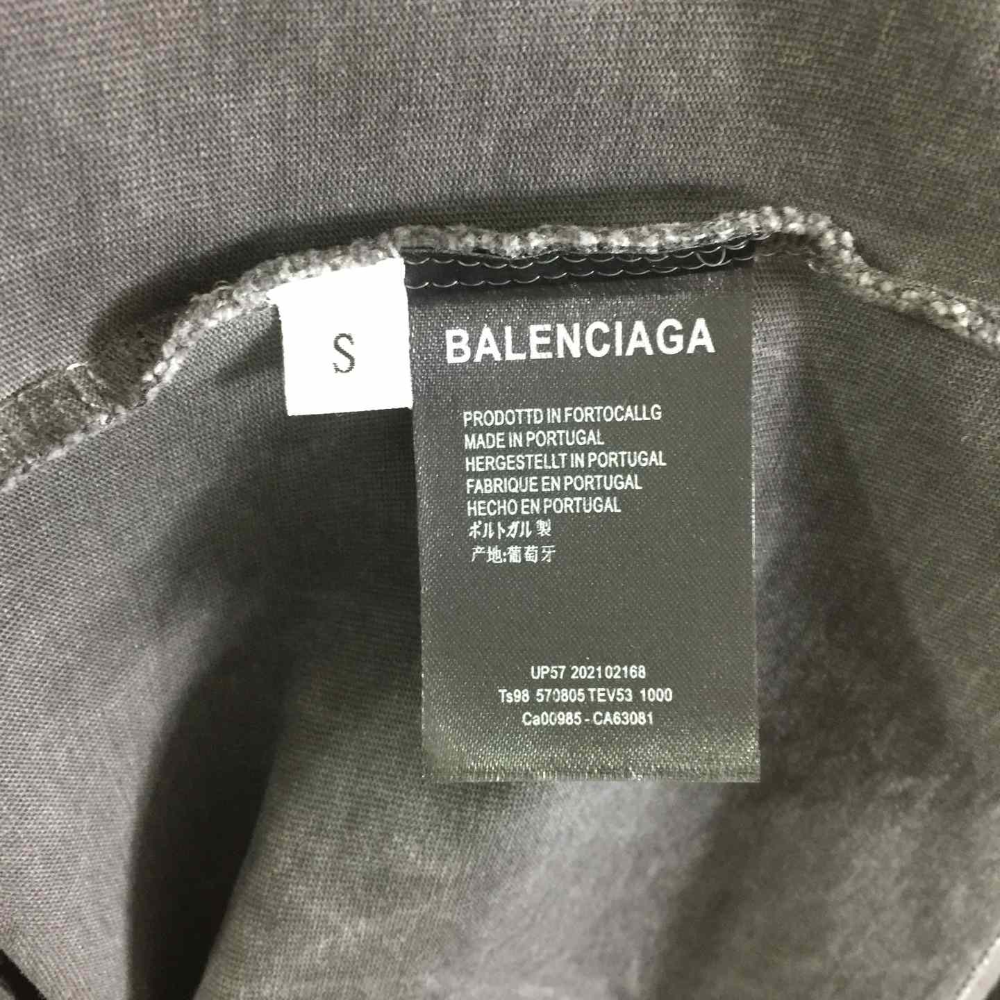 Balenciaga Cotton T-Shirt     - PerfectKickZ
