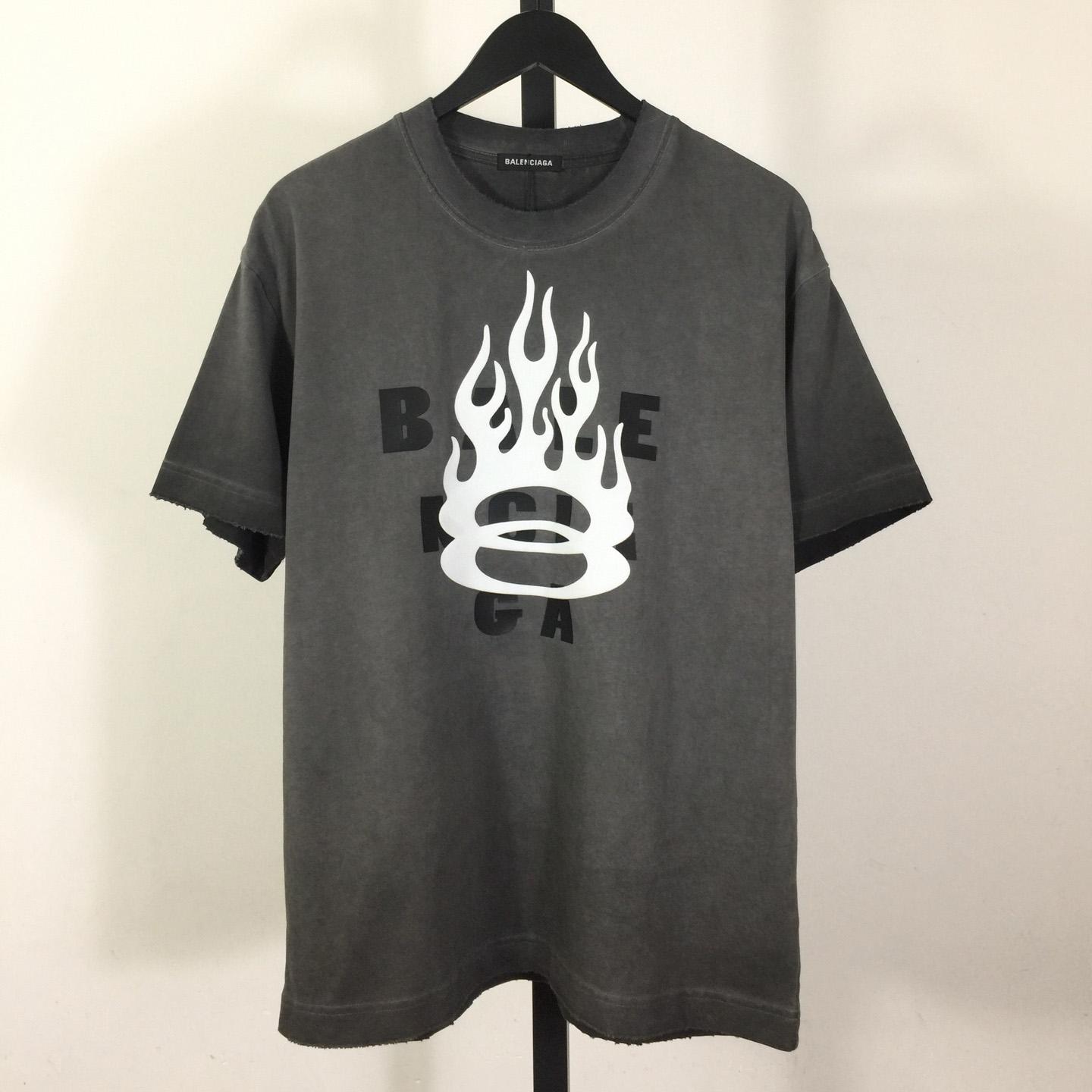 Balenciaga Cotton T-Shirt     - PerfectKickZ