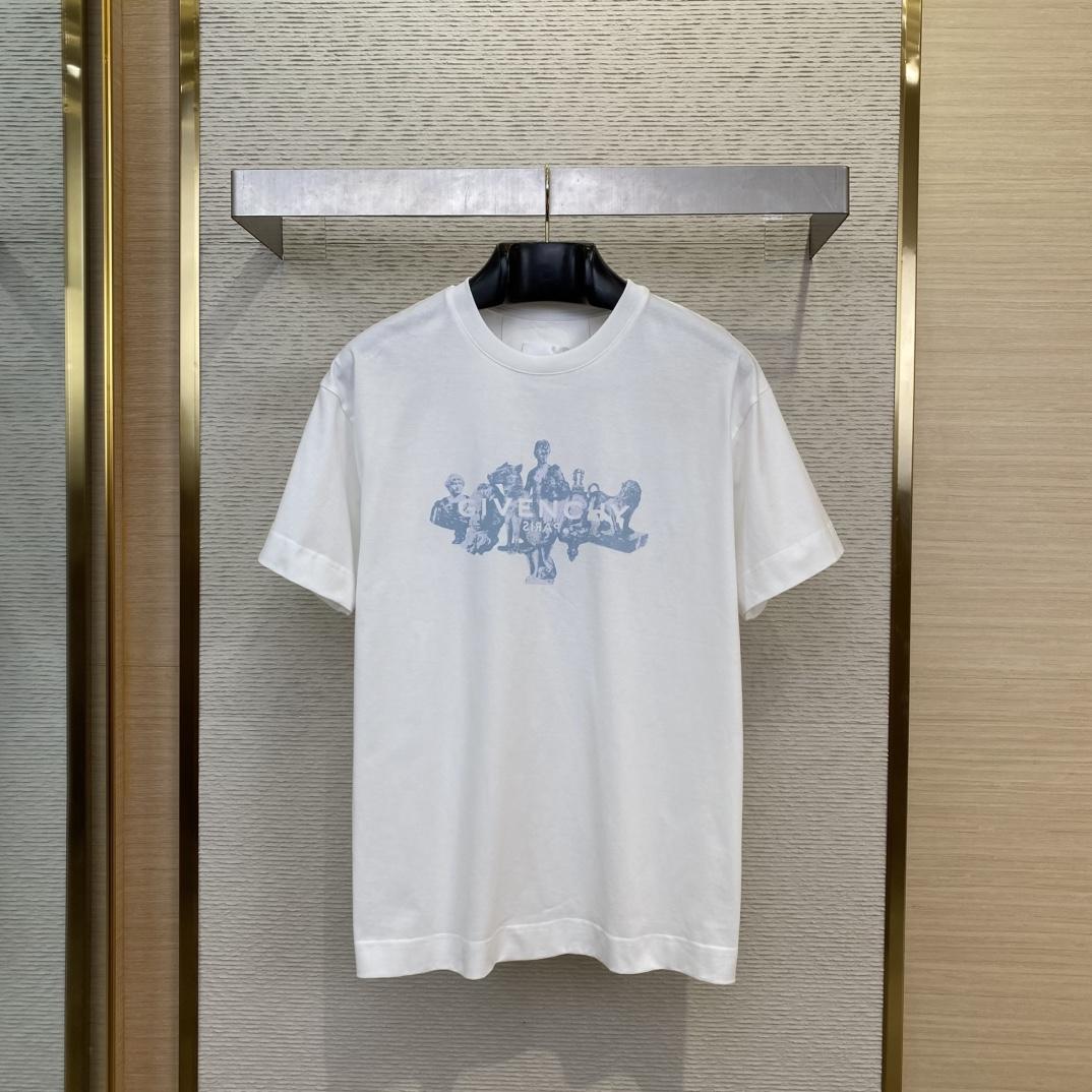 Givenchy Reverse t-shirt in cotton with Hubert objects - PerfectKickZ
