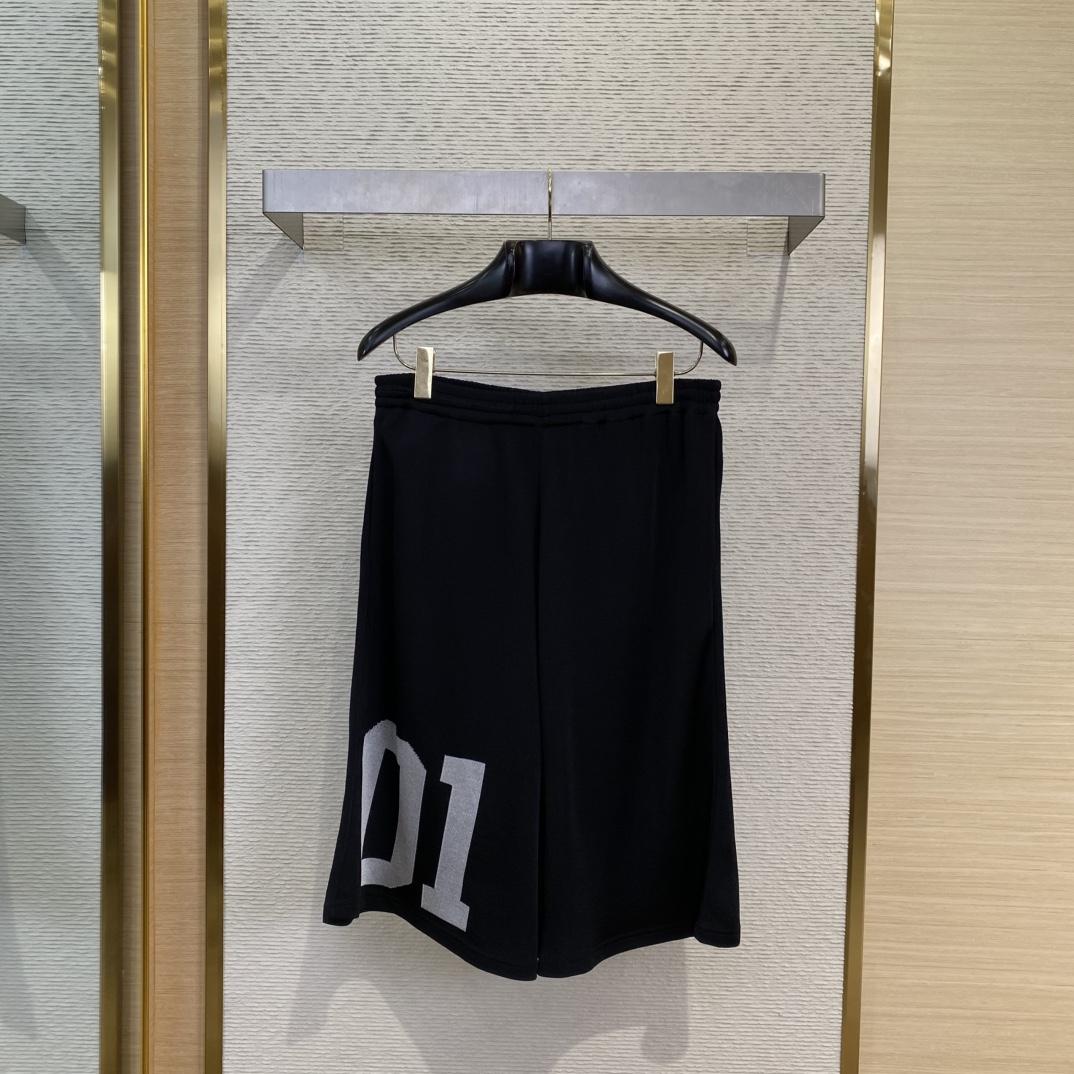 Balenciaga Basketball Series - Shorts In Black And White - PerfectKickZ