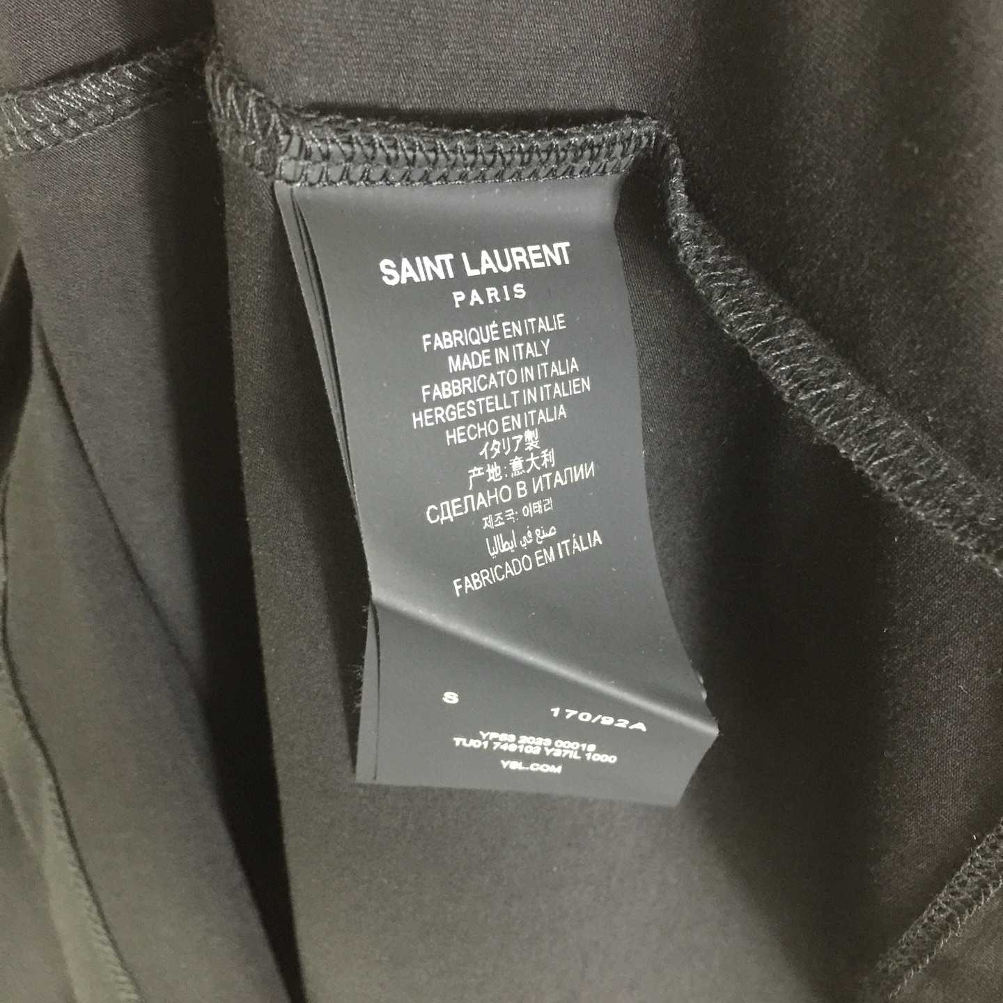 Saint Laurent Cotton-jersey T-shirt  - PerfectKickZ