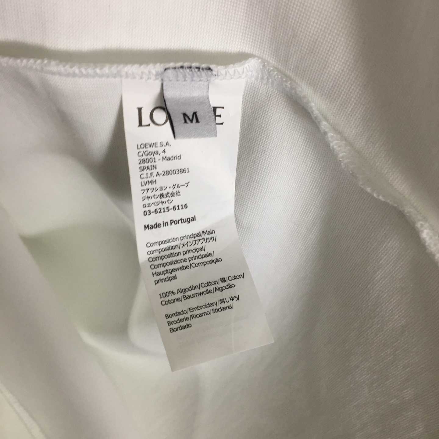 Loewe Loose Fit T-shirt In Cotton - PerfectKickZ