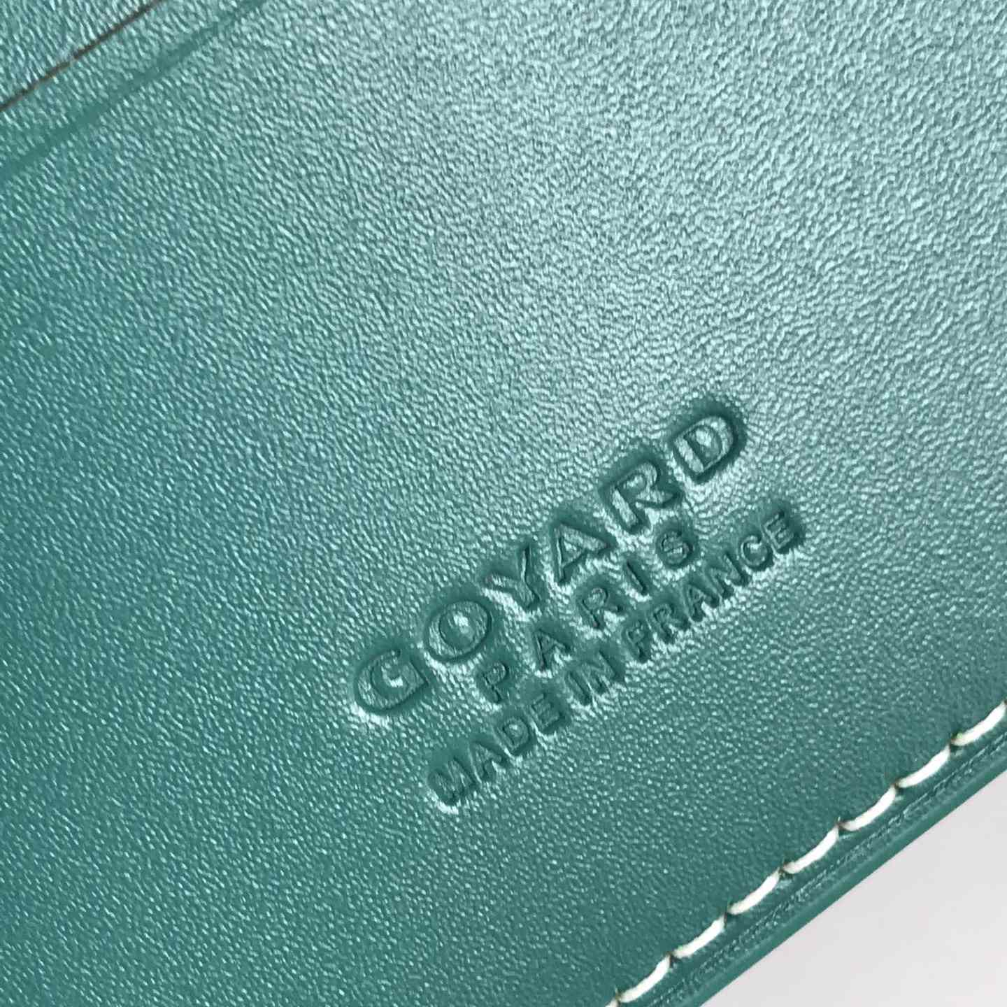 Goyard Short 8 Card Slots Billfold Wallet Green - PerfectKickZ
