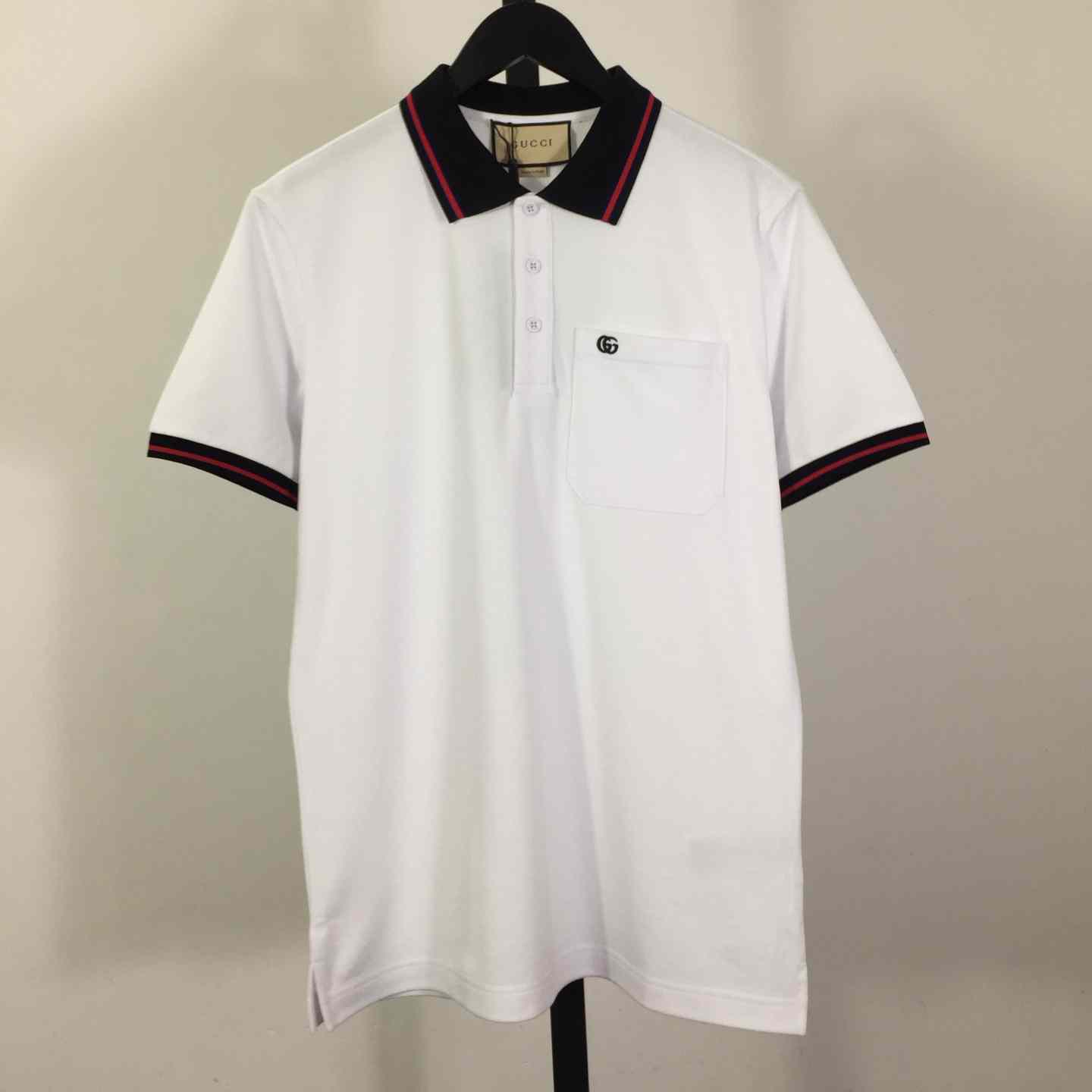 Gucci Polo Shirt With Double G - PerfectKickZ