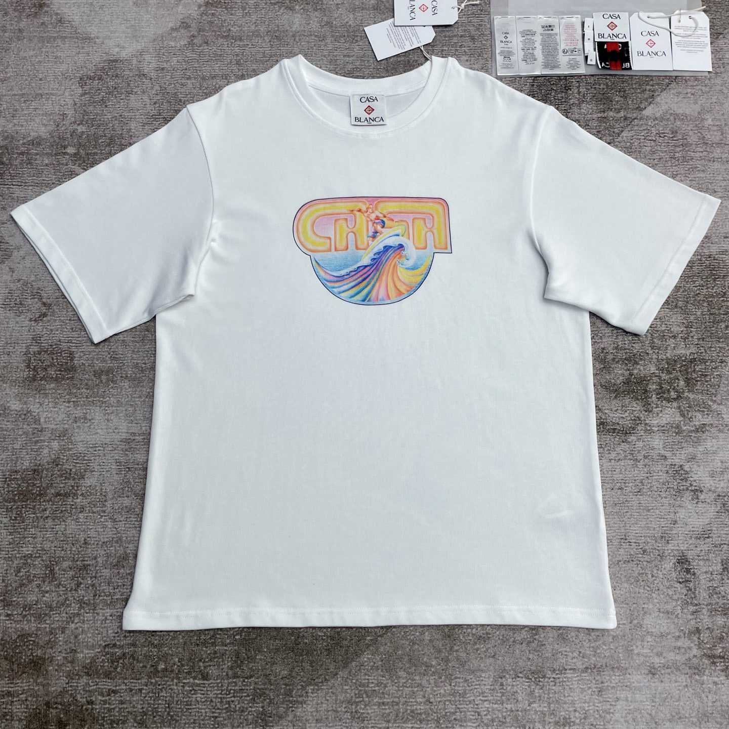 Casablanca Casa Surf T-Shirt   C989 - PerfectKickZ