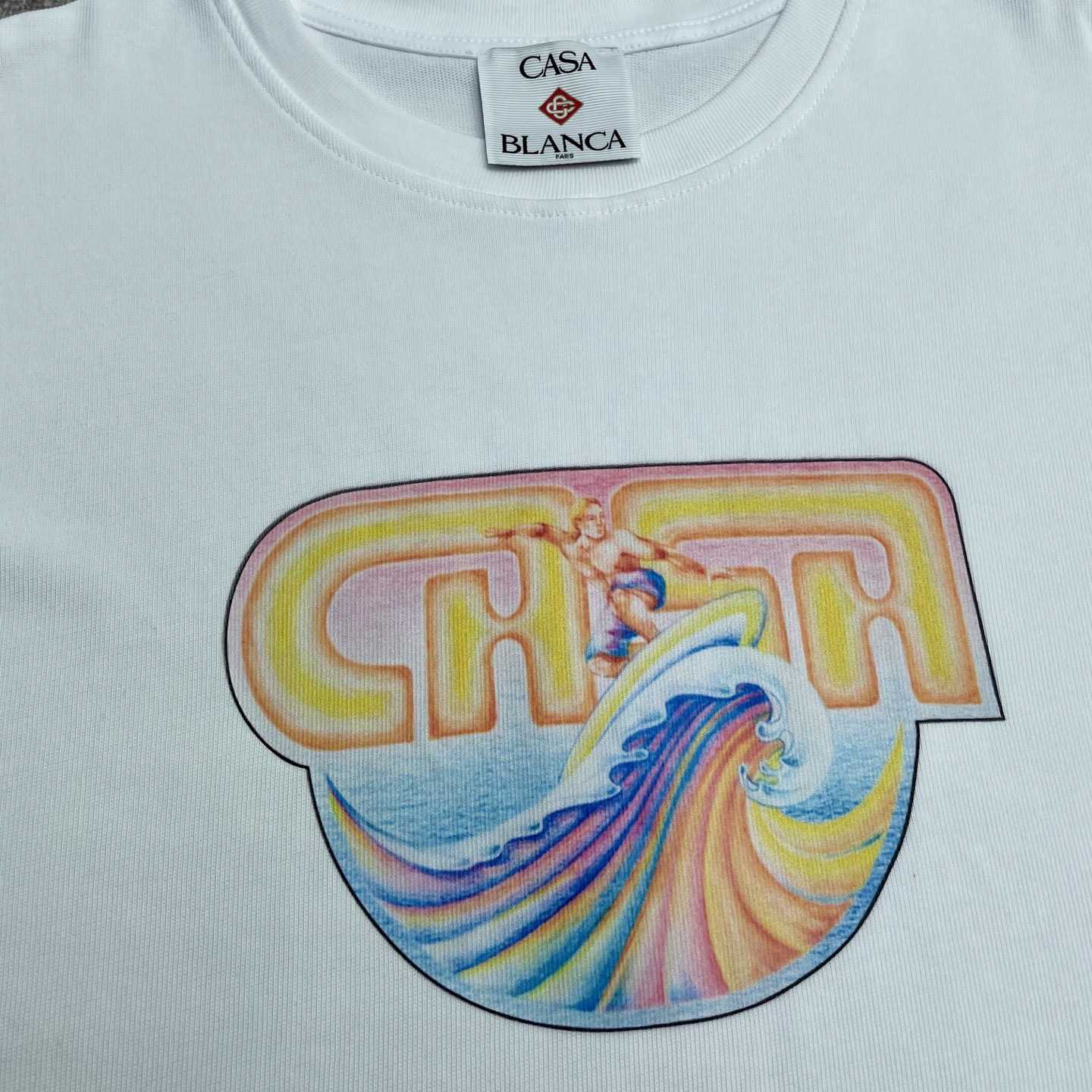 Casablanca Casa Surf T-Shirt   C989 - PerfectKickZ
