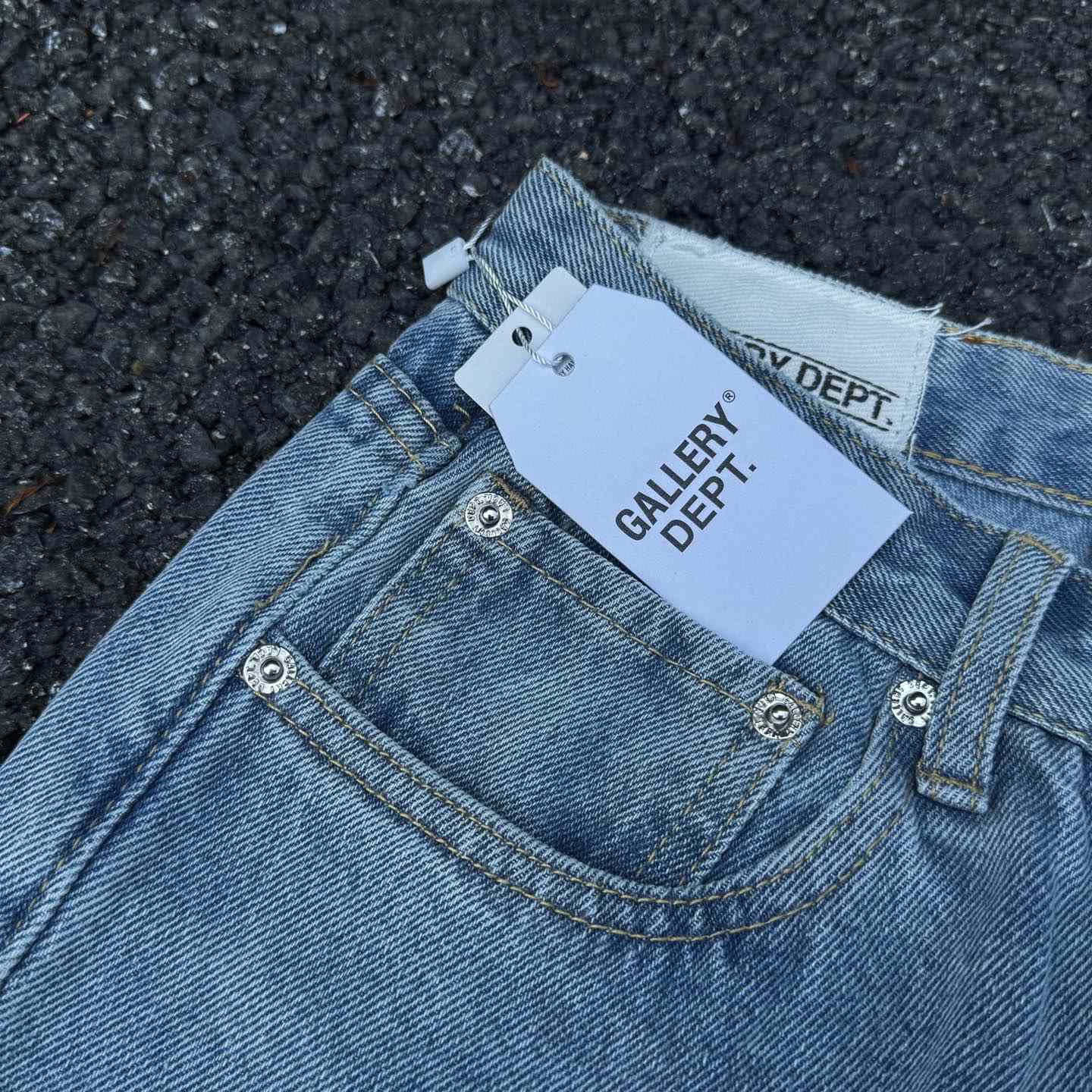 Chrome Hearts x Gallery Dept Cross Patch Flare Denim Jean - PerfectKickZ