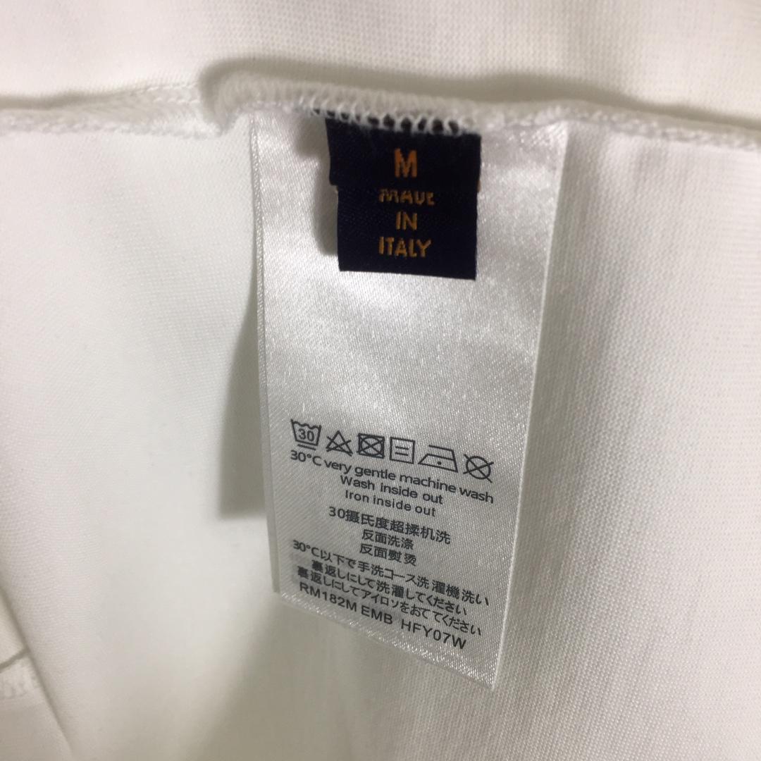 Louis Vuitton Embellished Short-Sleeved Cotton Crewneck - PerfectKickZ