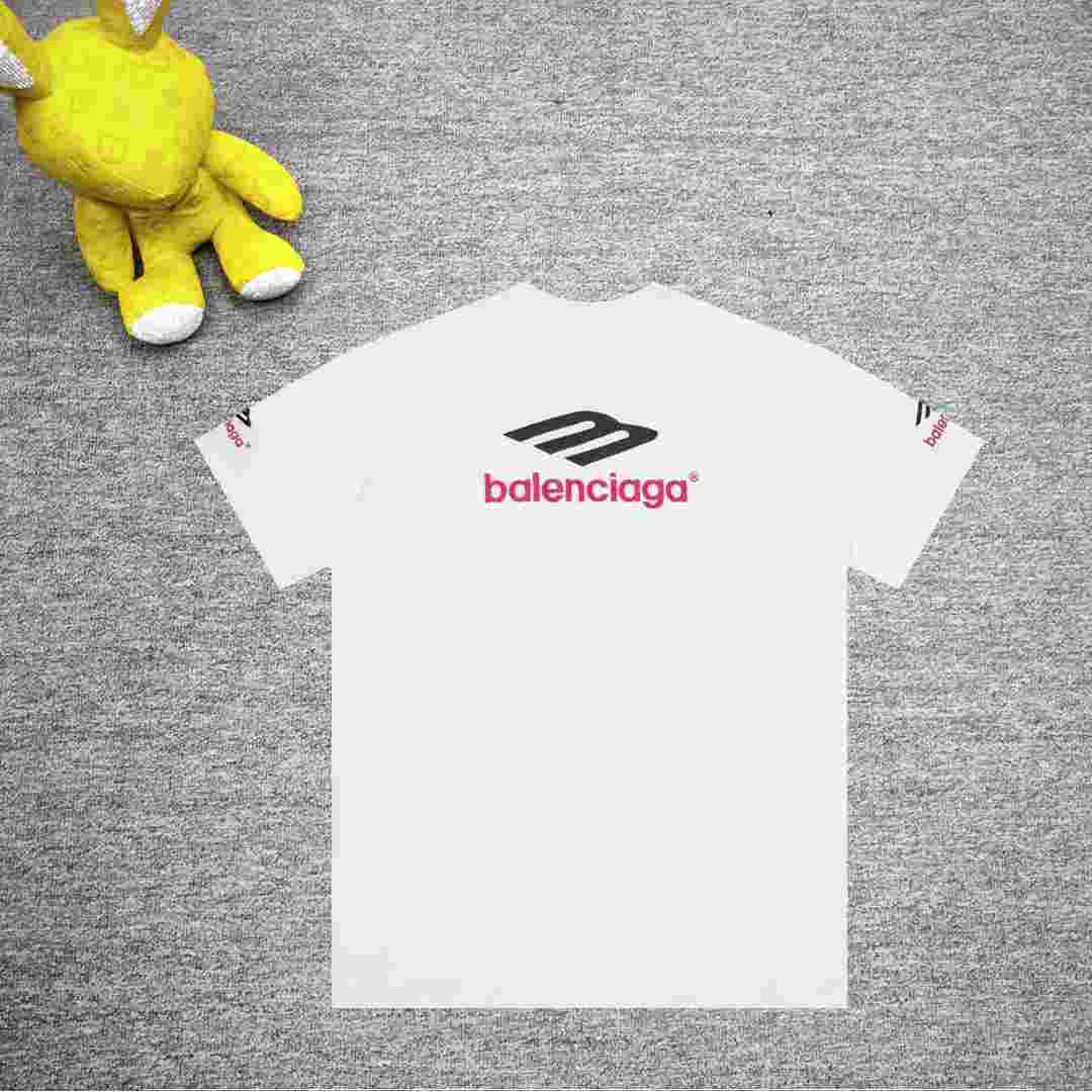Balenciaga 3B Sports Icon T-Shirt Medium Fit In White - PerfectKickZ