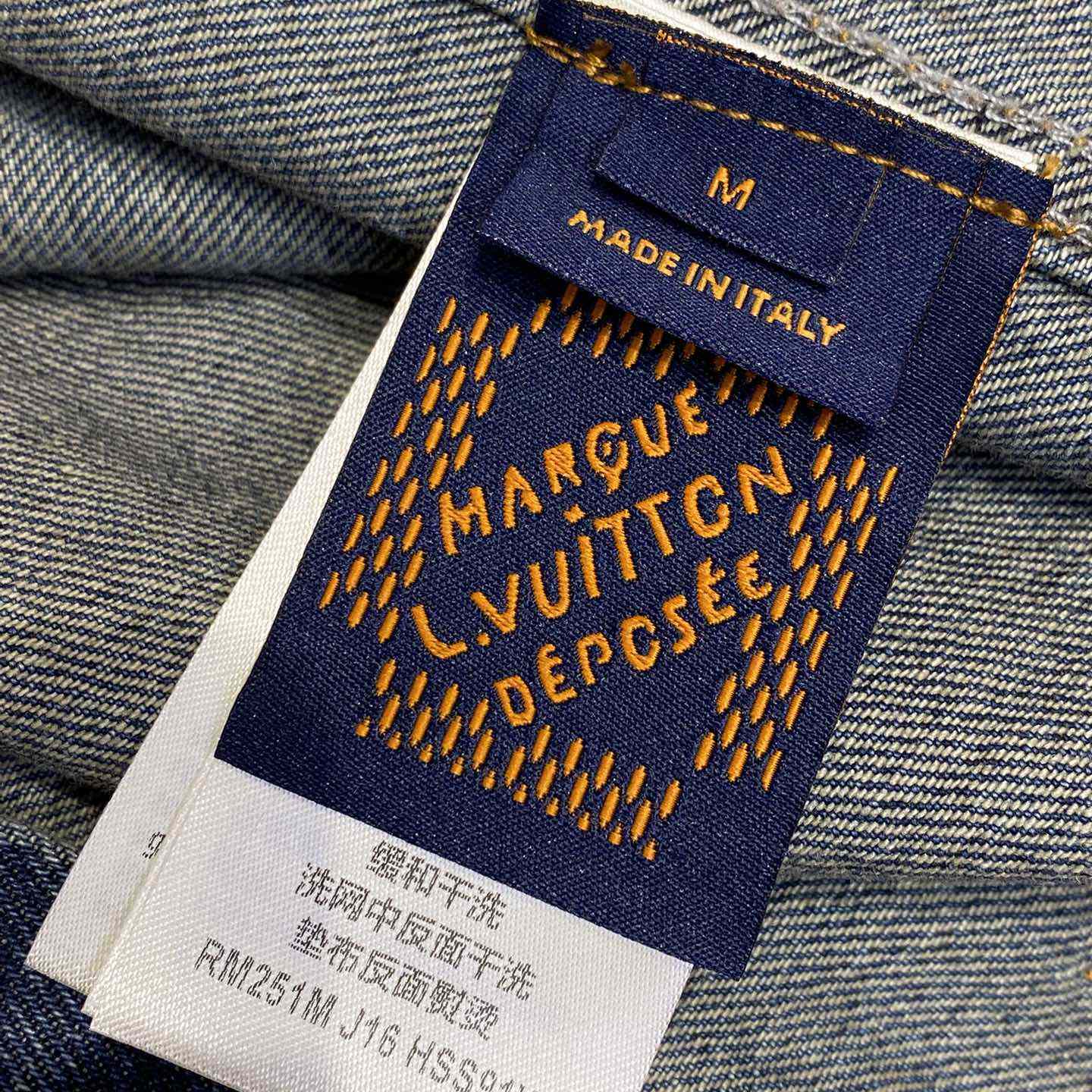 Louis Vuitton Sunfaded Effect Denim Long-Sleeved Shirt   1AHCI4 - PerfectKickZ