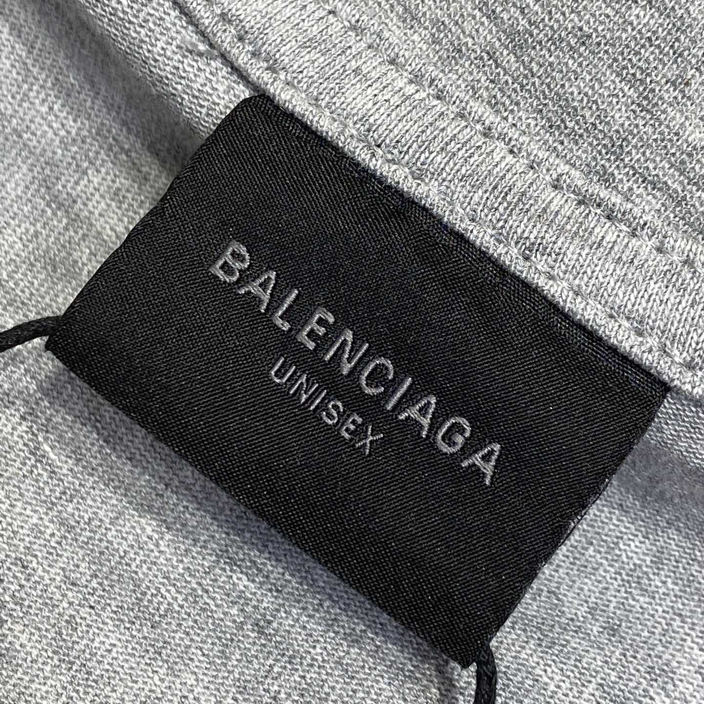 Balenciaga Hi There + Dripley Sleeveless T-Shirt In Heather Grey - PerfectKickZ