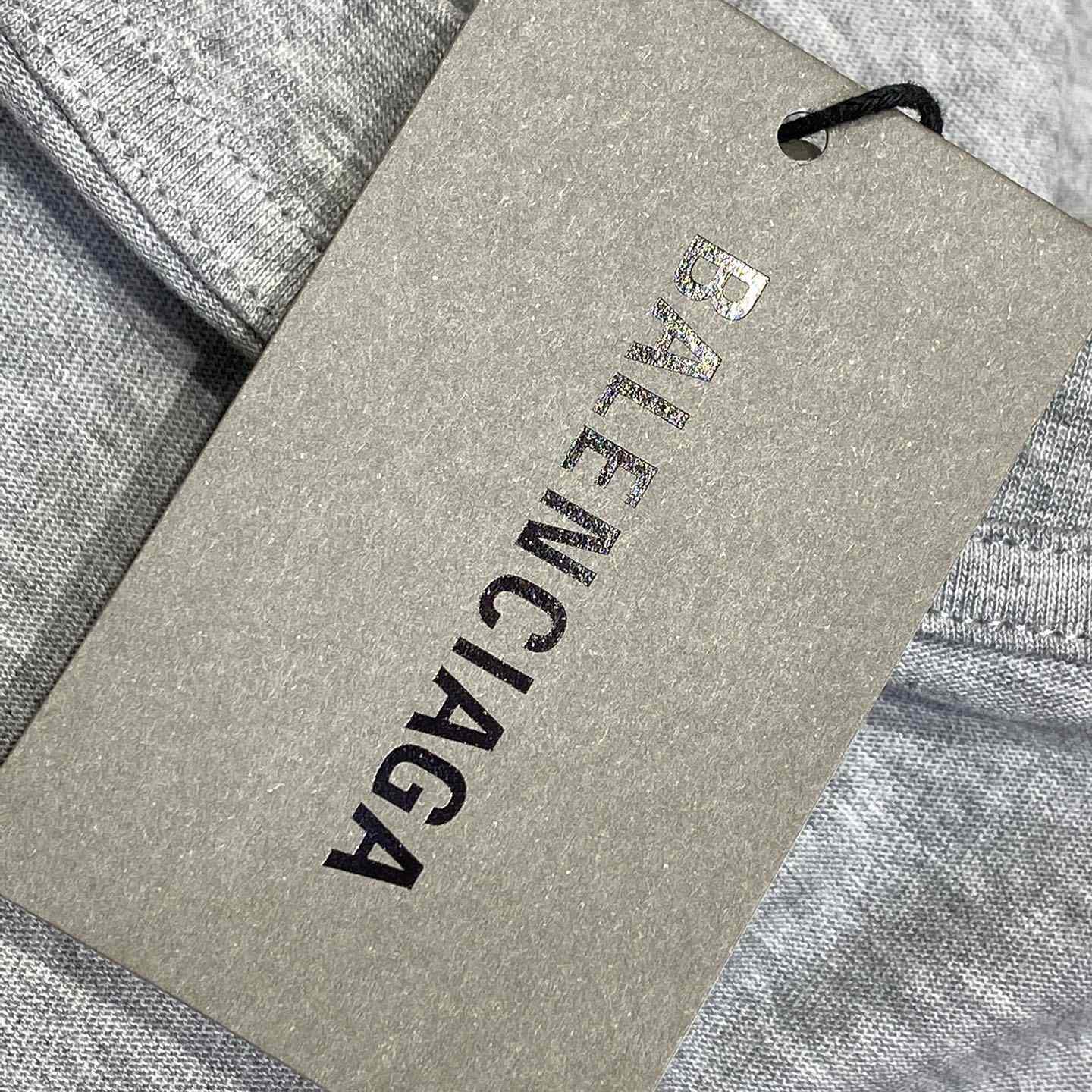 Balenciaga Hi There + Dripley Sleeveless T-Shirt In Heather Grey - PerfectKickZ