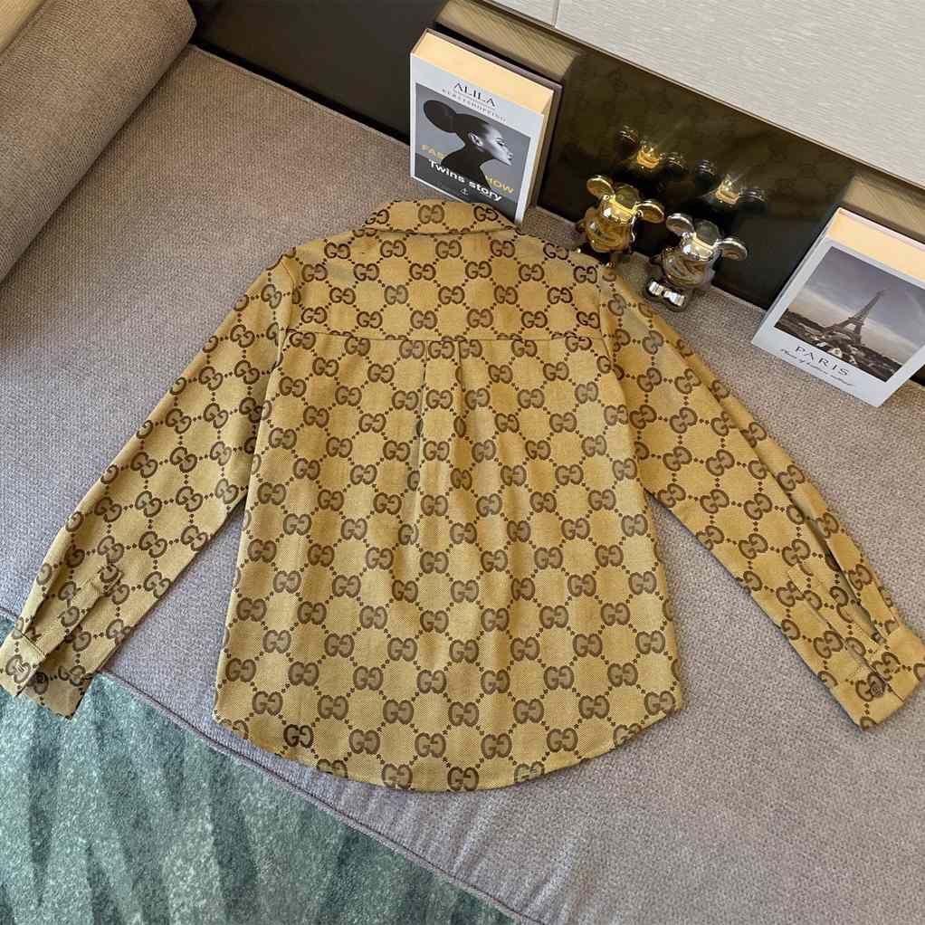 Gucci Maxi GG canvas shirt - PerfectKickZ