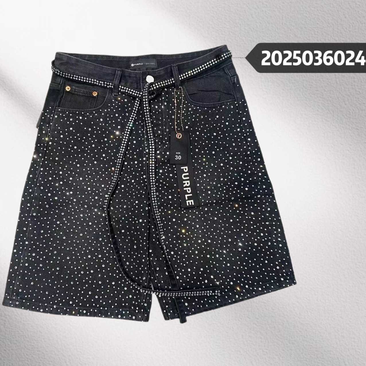 Purple-Brand Denim Shorts    6024 - PerfectKickZ