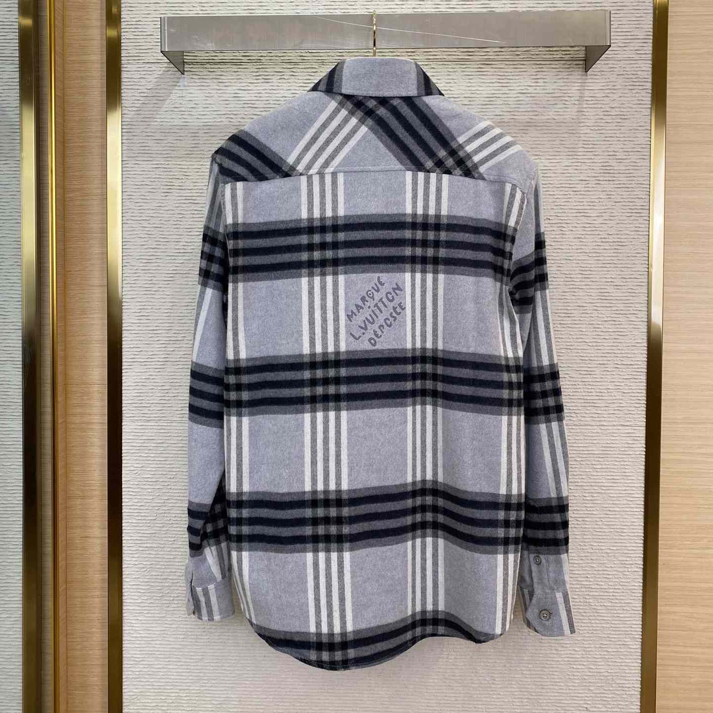 Louis Vuitton Long-Sleeved Cotton Flannel Shirt  1AFXST - PerfectKickZ