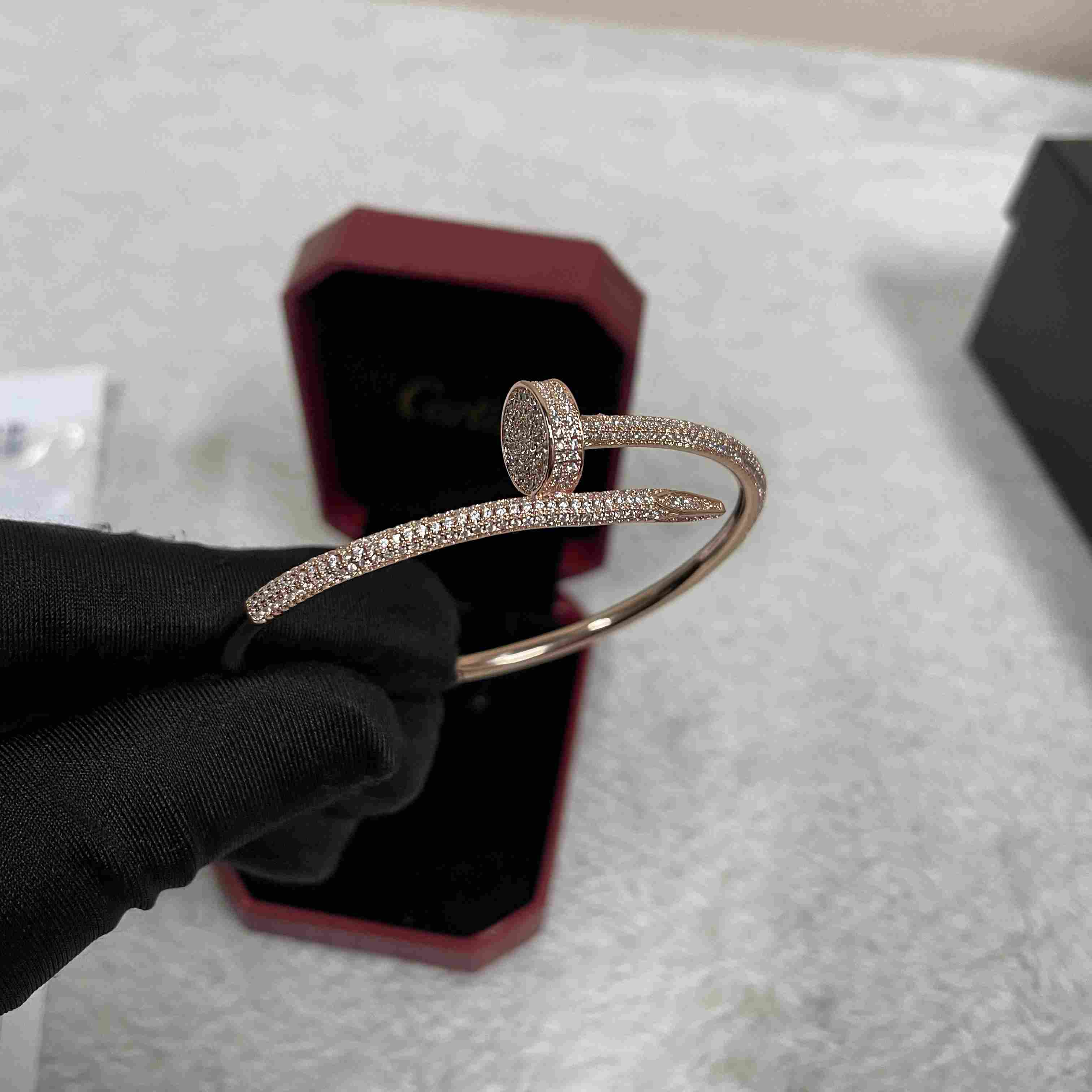 Cartier Juste un Clou Diamond Bracelets Rose Gold - PerfectKickZ