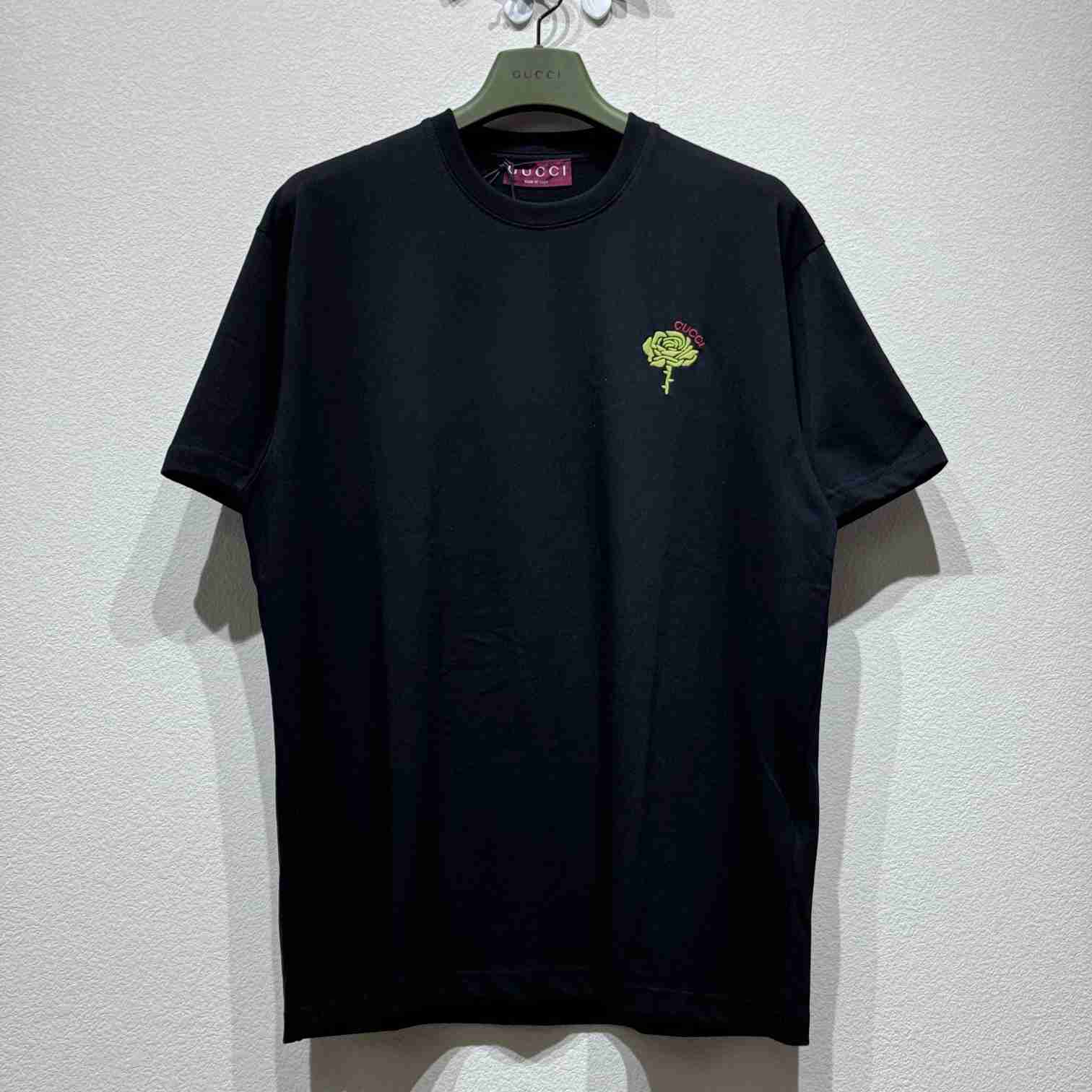 Gucci Cotton Jersey T-shirt With Embroidery  - PerfectKickZ