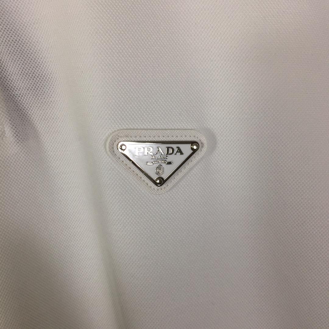Prada Logo Cotton Polo Shirt - PerfectKickZ