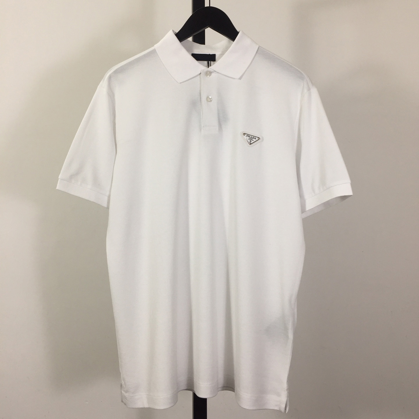 Prada Logo Cotton Polo Shirt - PerfectKickZ