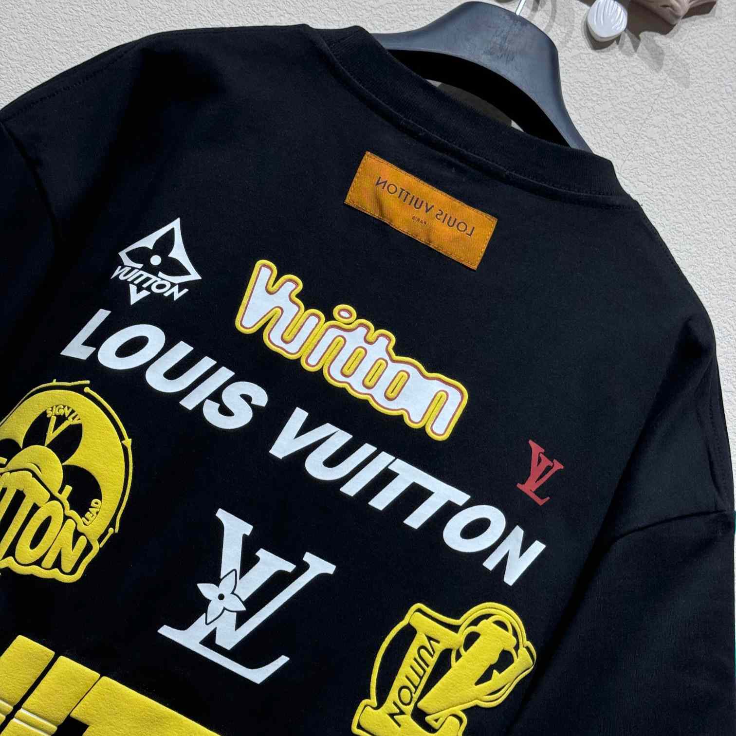 Louis Vuitton Short-Sleeved Cotton Crewneck    - 