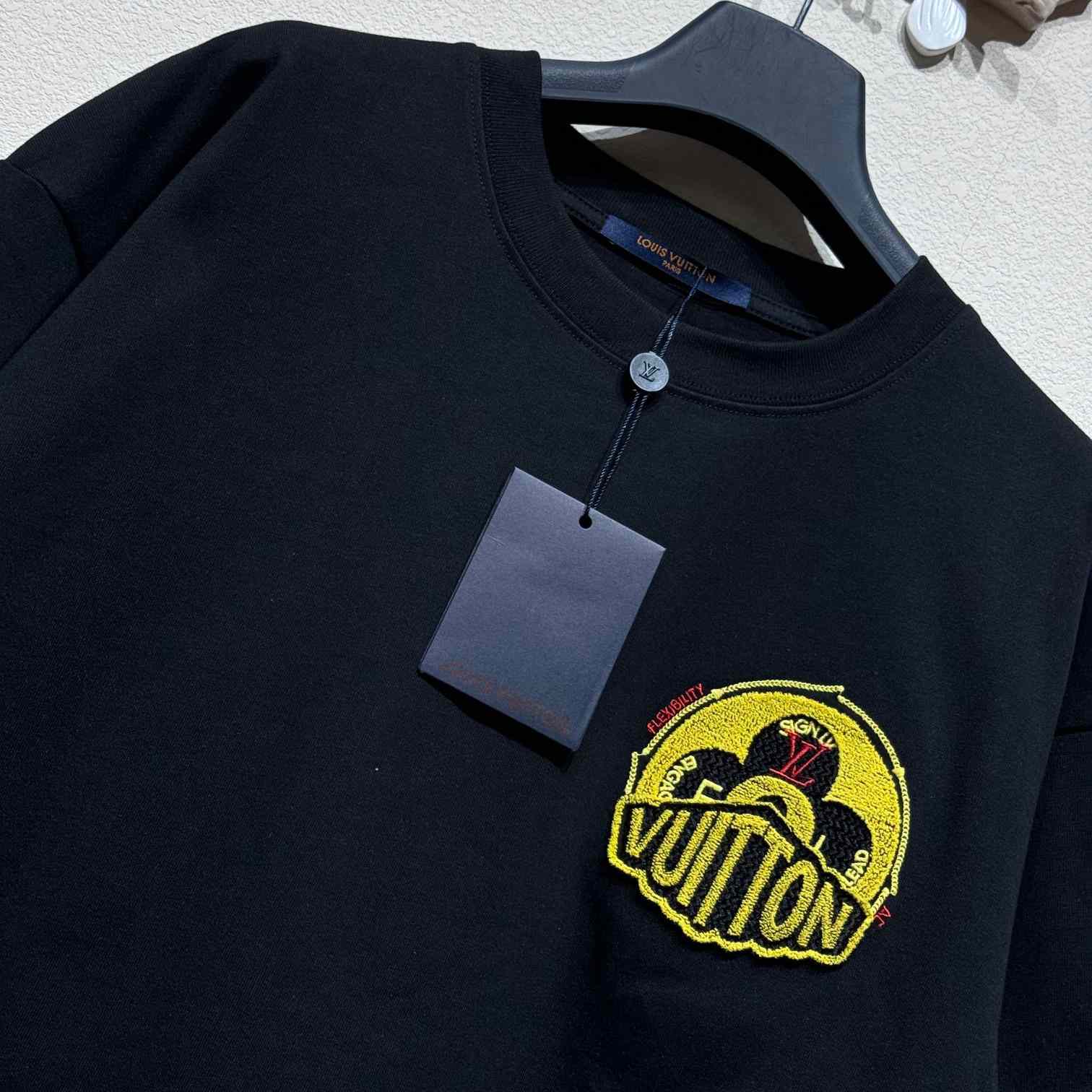 Louis Vuitton Short-Sleeved Cotton Crewneck    - 