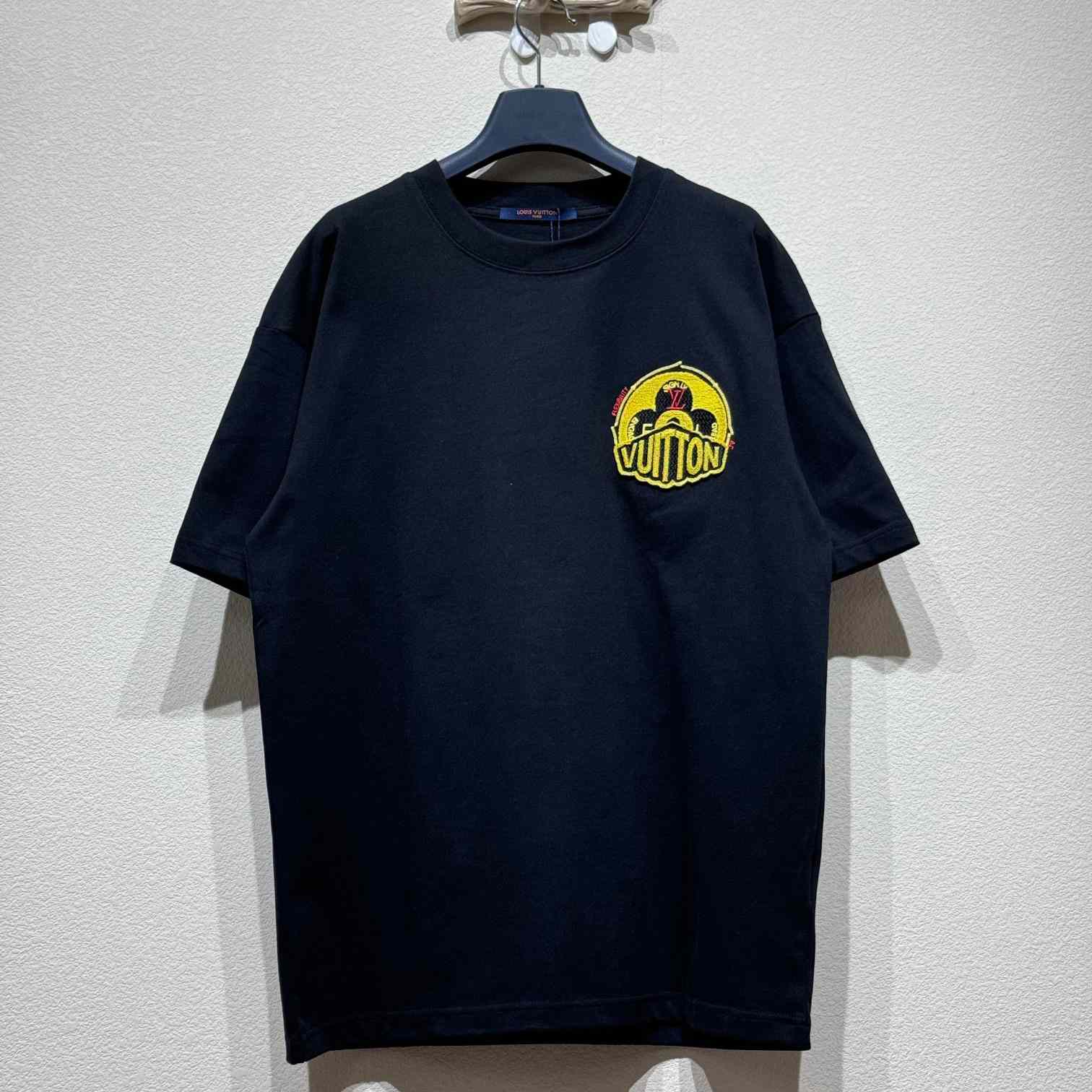 Louis Vuitton Short-Sleeved Cotton Crewneck    - PerfectKickZ