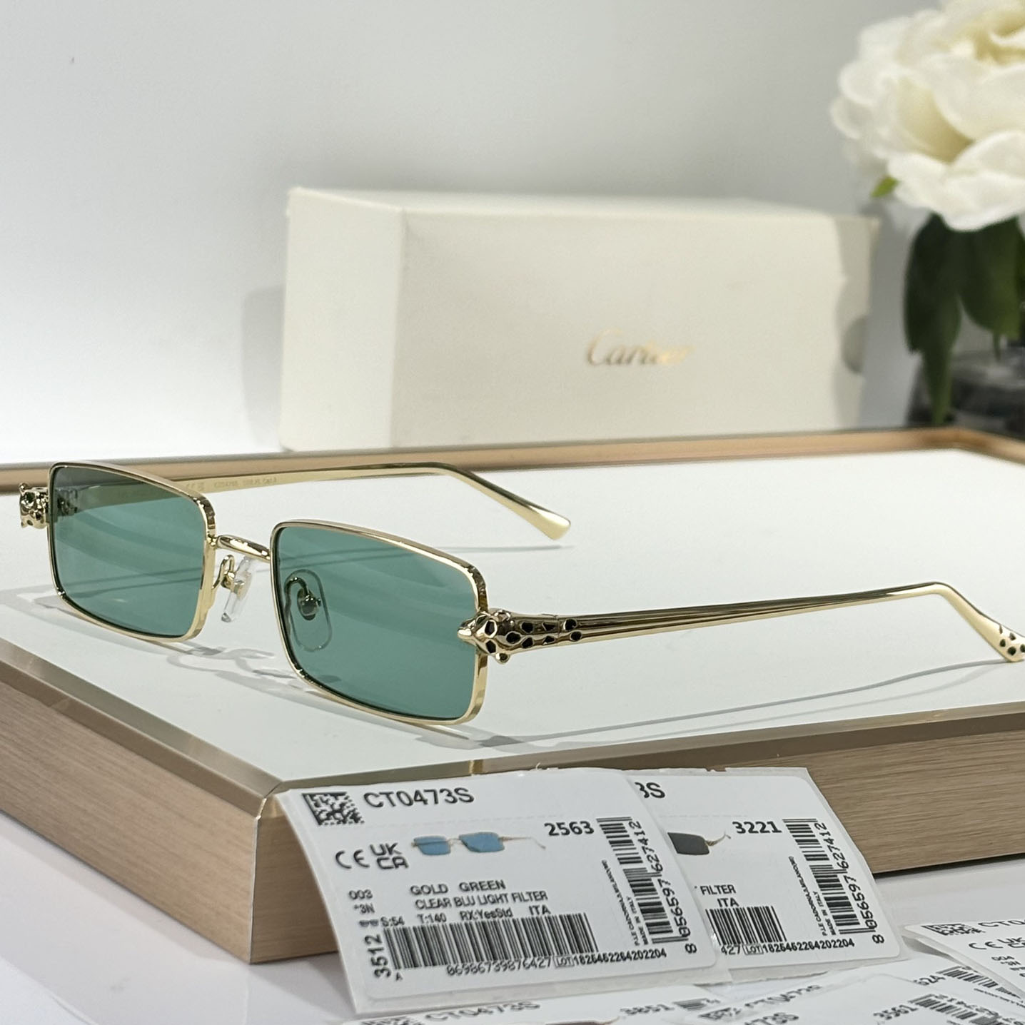 CartierRrectangle-frame Sunglasses   CT0473S - PerfectKickZ