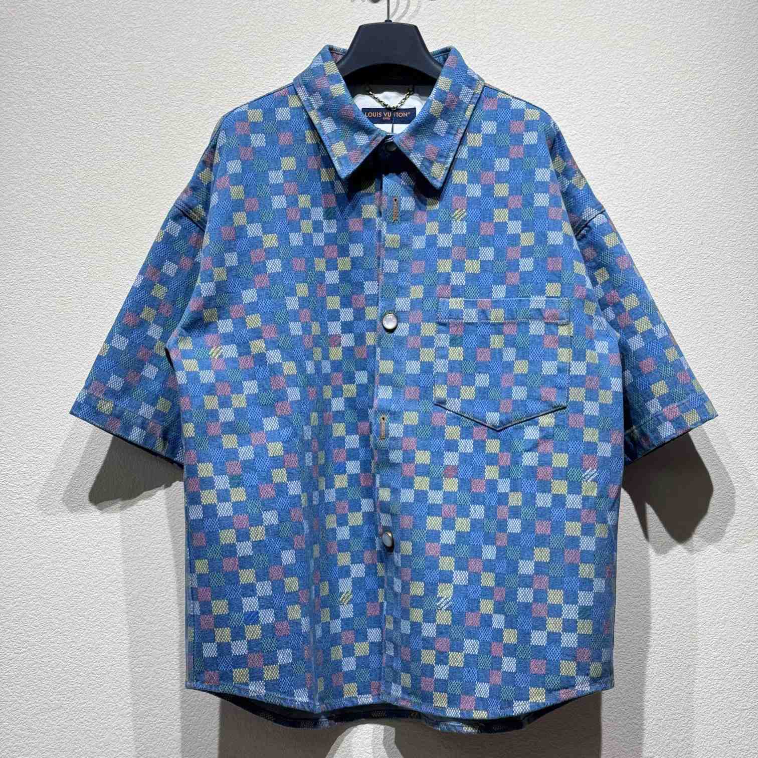 Louis Vuitton Damier Short-Sleeved Shirt  - PerfectKickZ