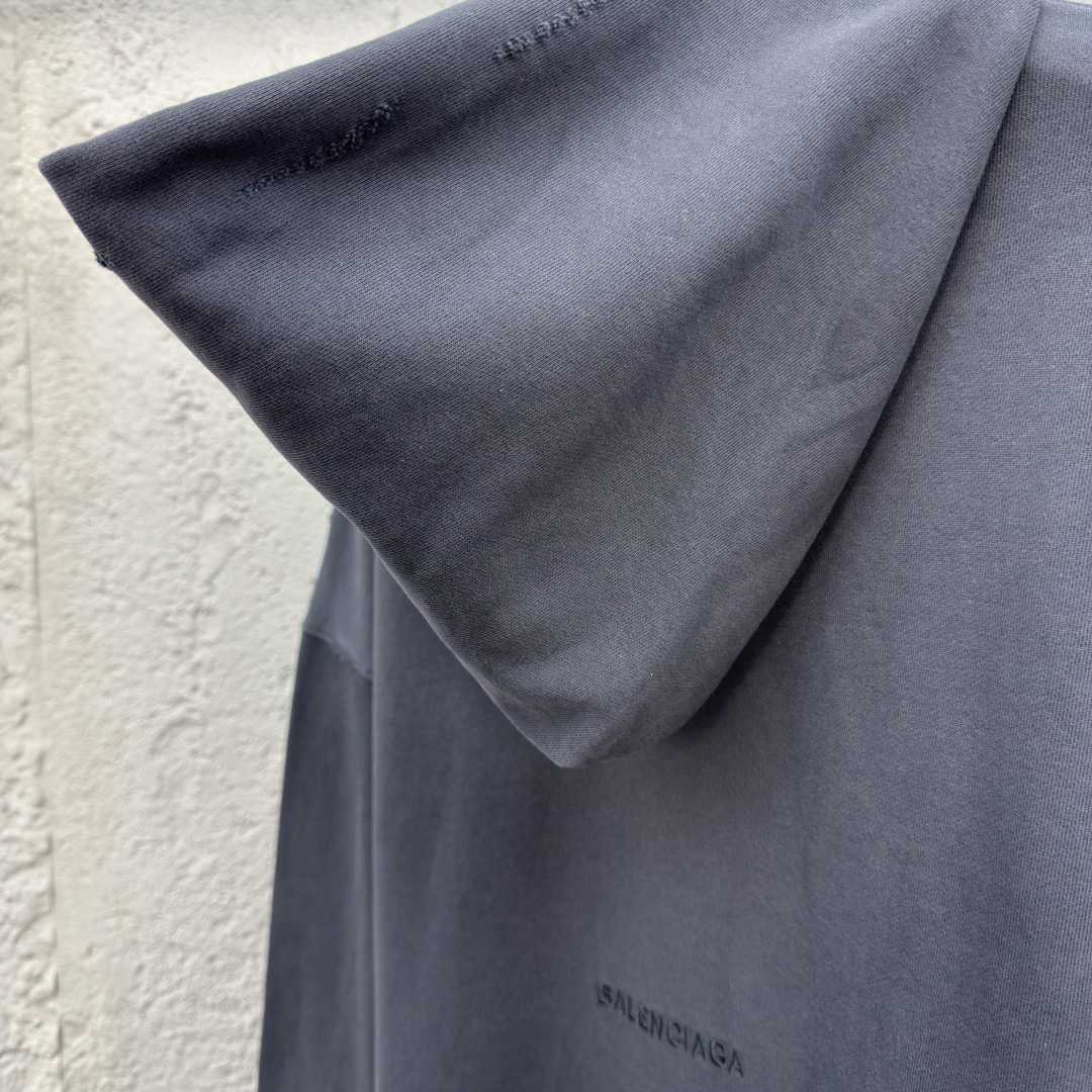Balenciaga Paris Liberty Distressed Hoodie - PerfectKickZ