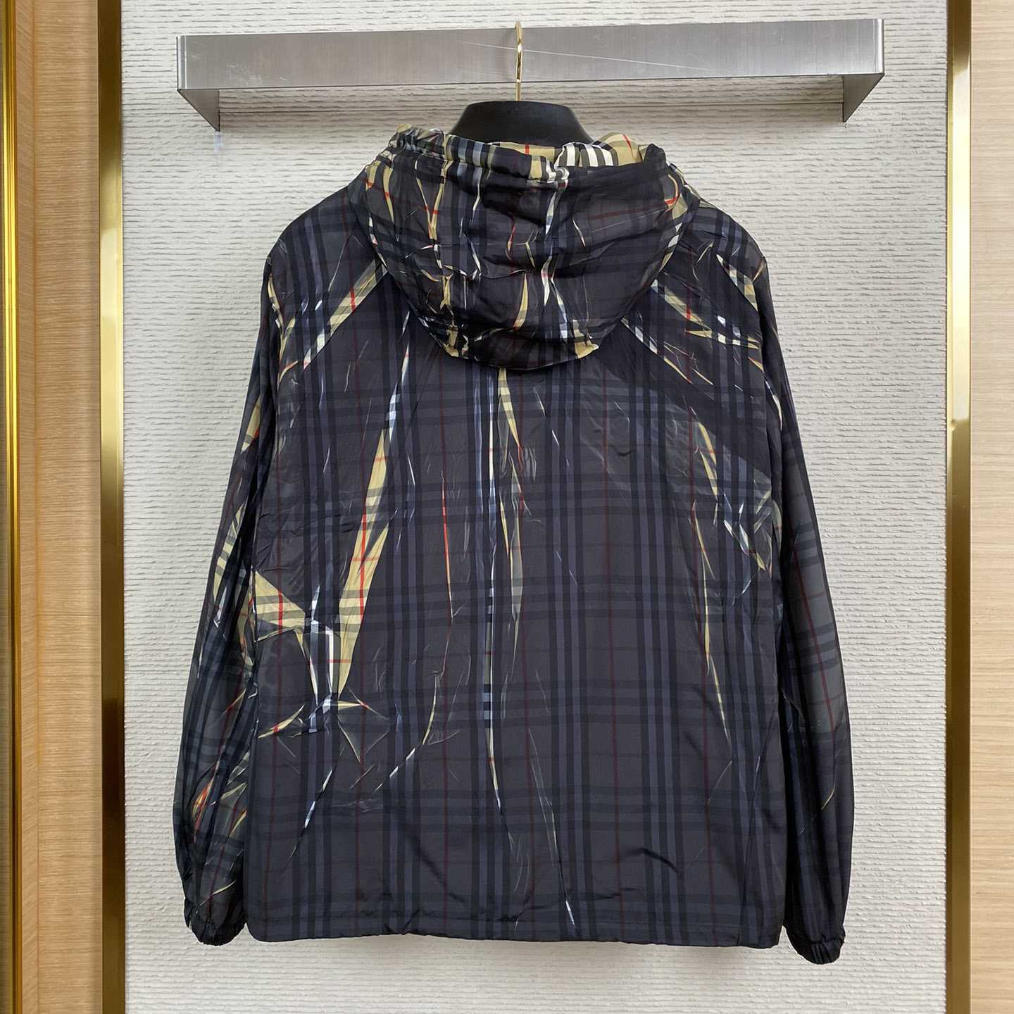Burberry Sliced Check Hooded Jacket - PerfectKickZ