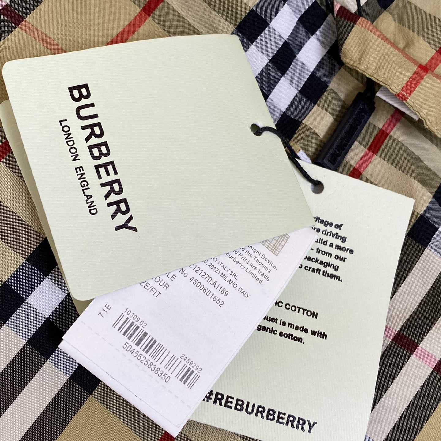 Burberry Sliced Check Hooded Jacket - PerfectKickZ