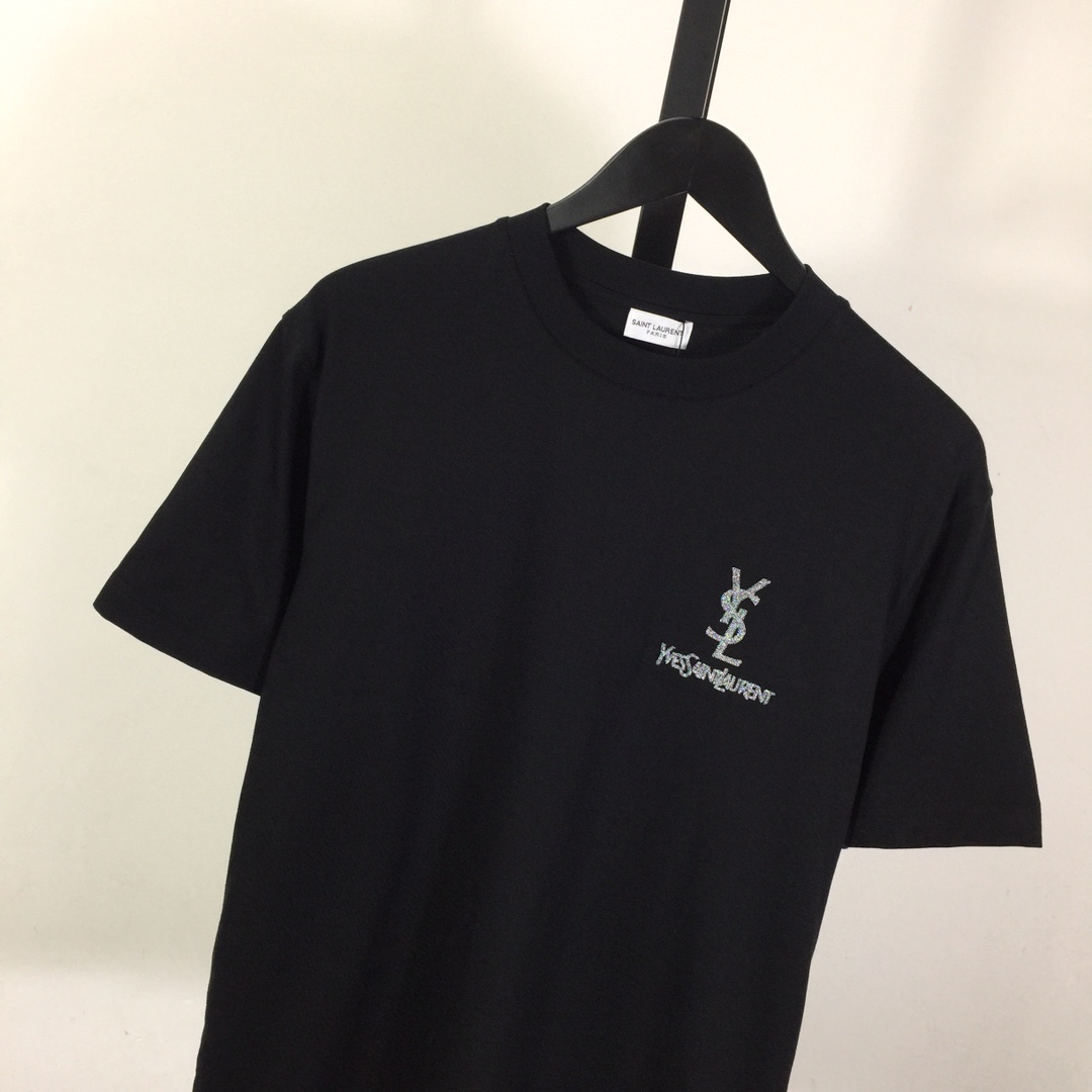 Saint Laurent Cotton-jersey T-shirt  - 