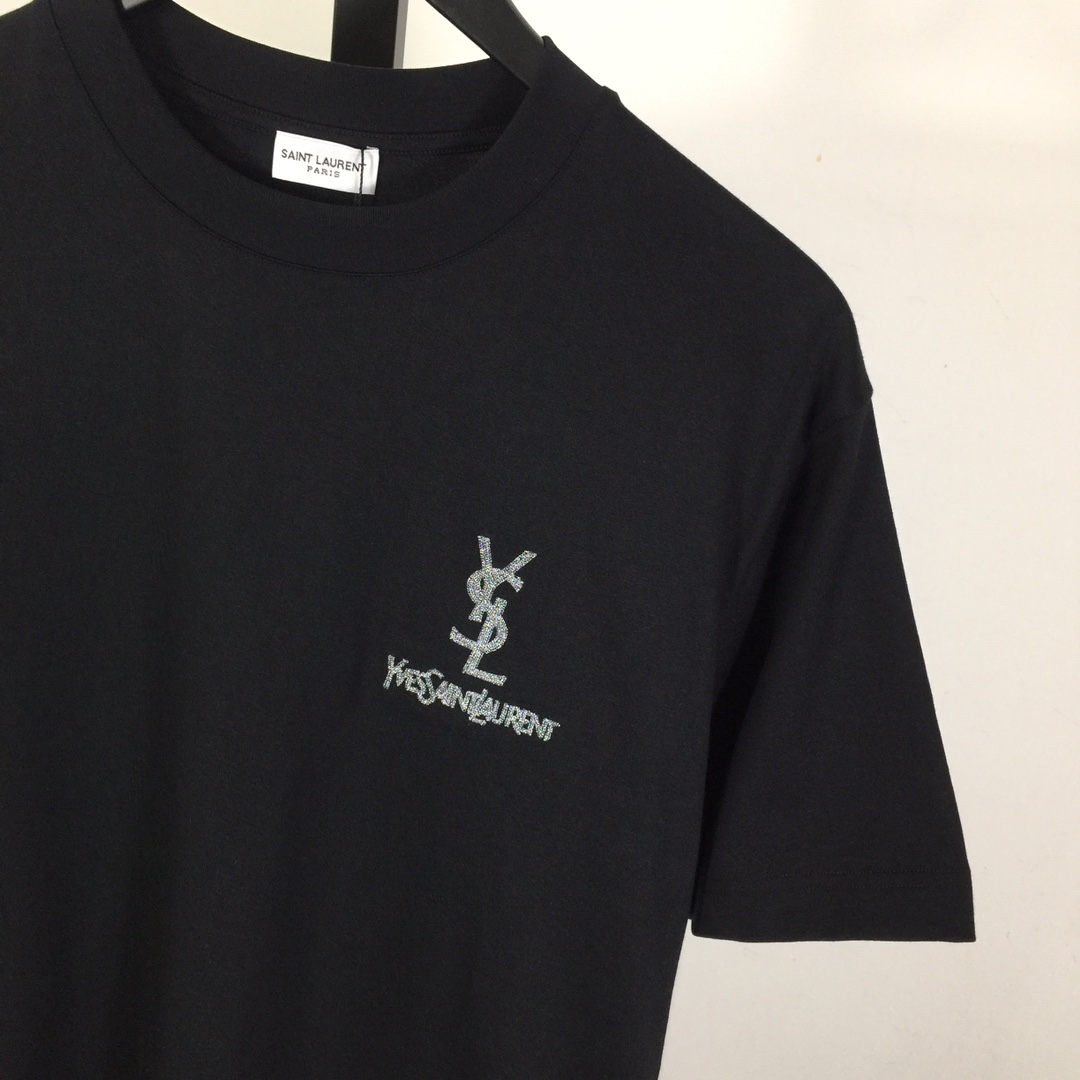 Saint Laurent Cotton-jersey T-shirt  - 