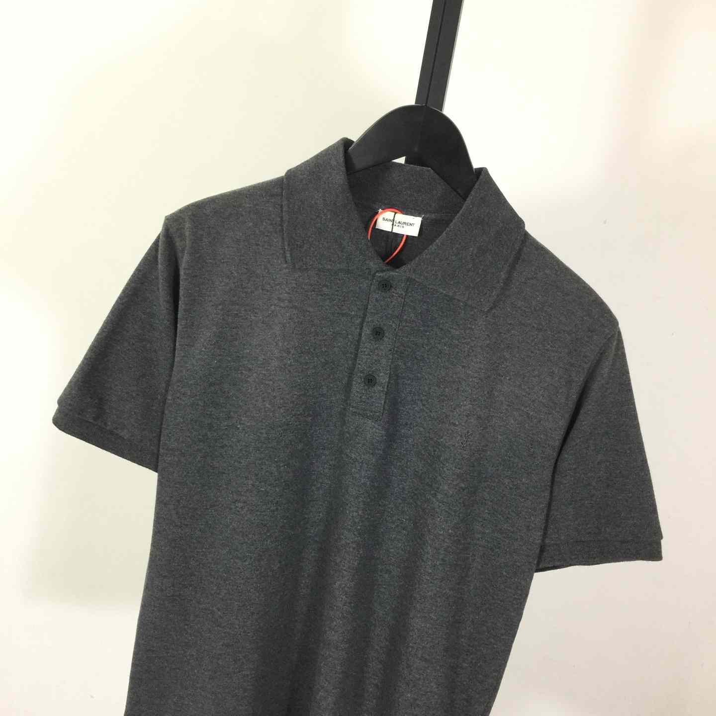 Saint Laurent Wool Knit Polo Top  - PerfectKickZ